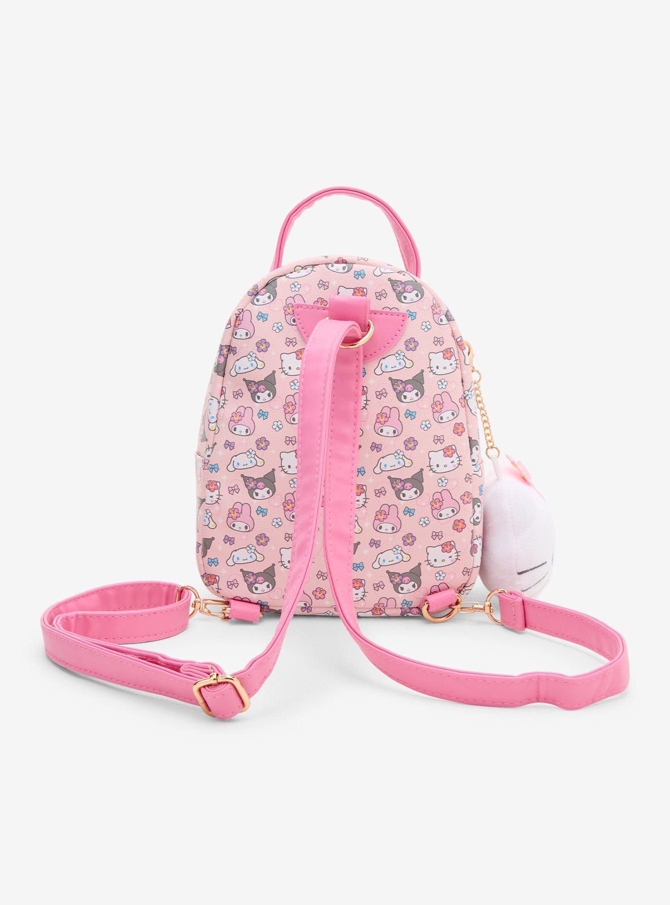Hello Kitty And Friends Kogyaru Micro Mini Backpack With Plush Bag Charm, , alternate - view 3