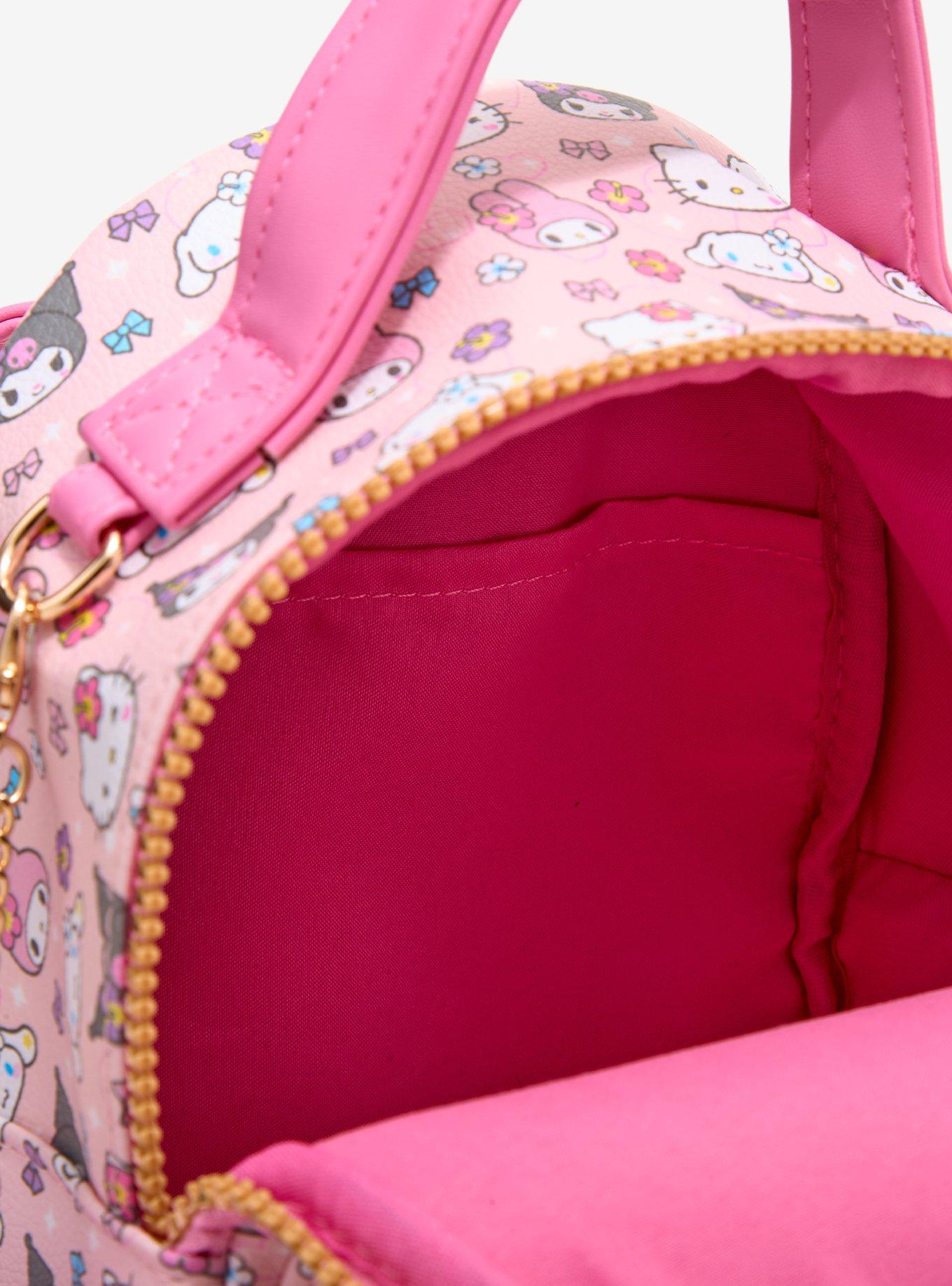 Hello Kitty And Friends Kogyaru Micro Mini Backpack With Plush Bag Charm, , alternate - view 4