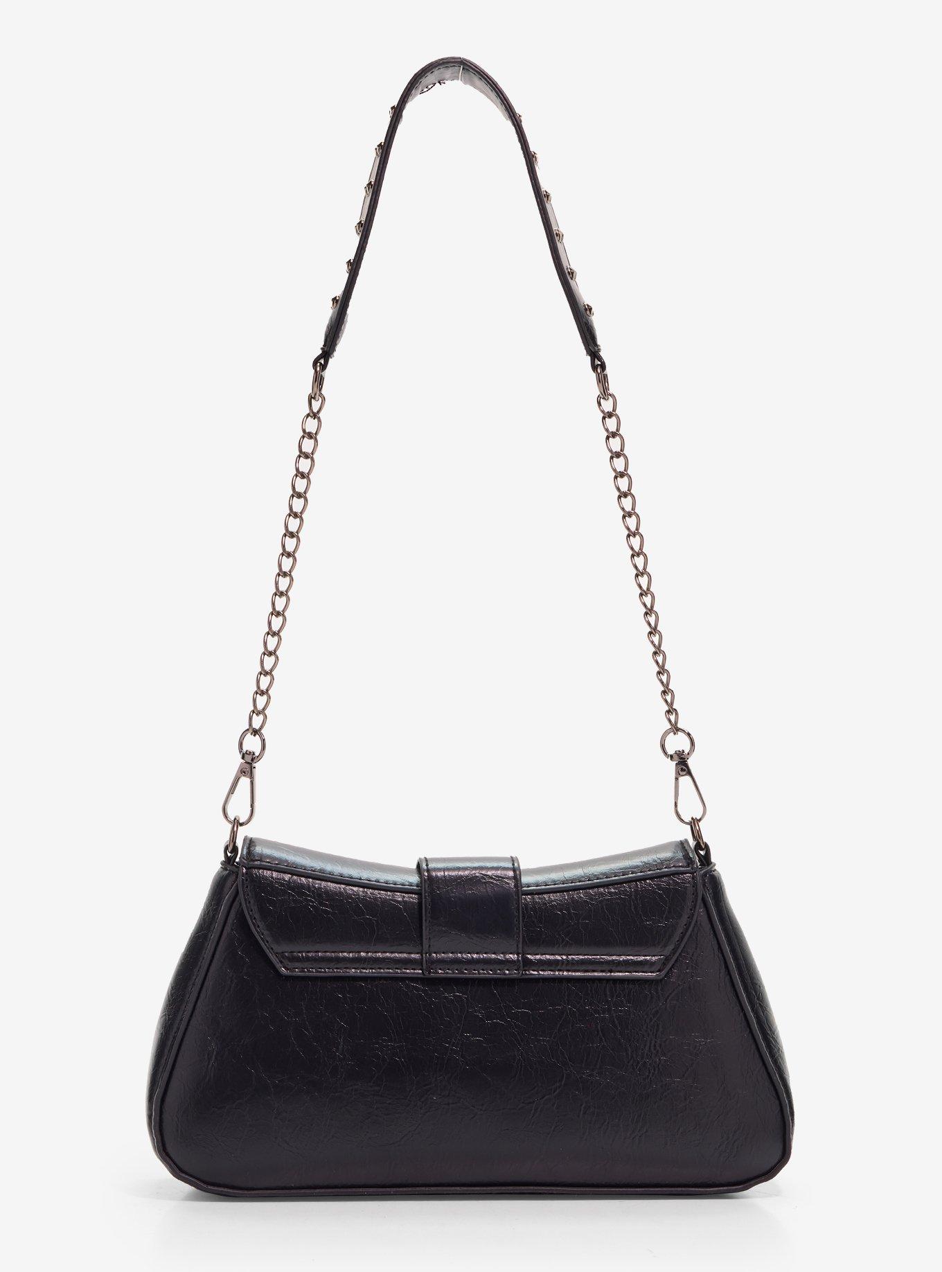Social Collision Chained Cross Shoulder Bag, , alternate - view 3