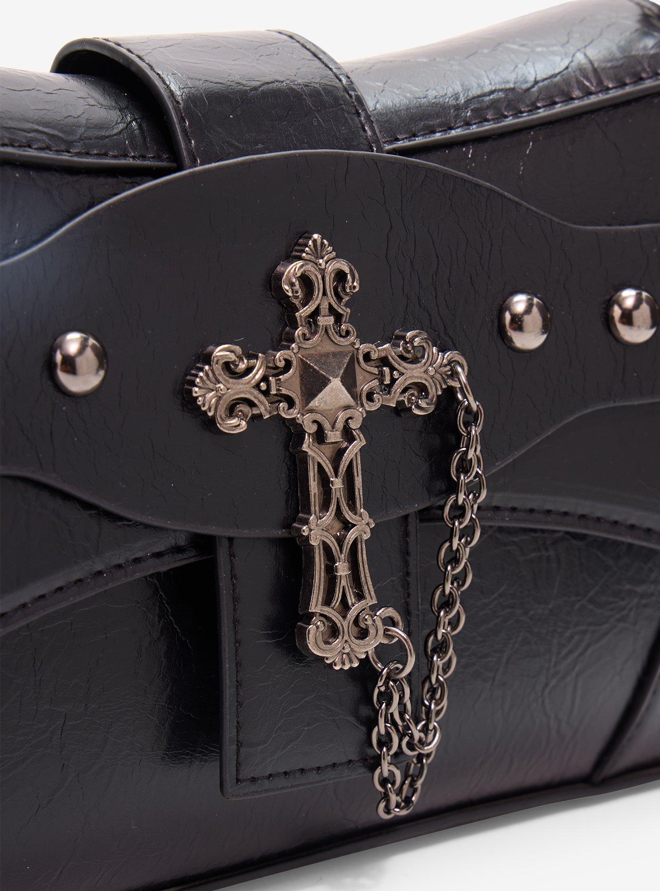 Social Collision Chained Cross Shoulder Bag, , alternate - view 4