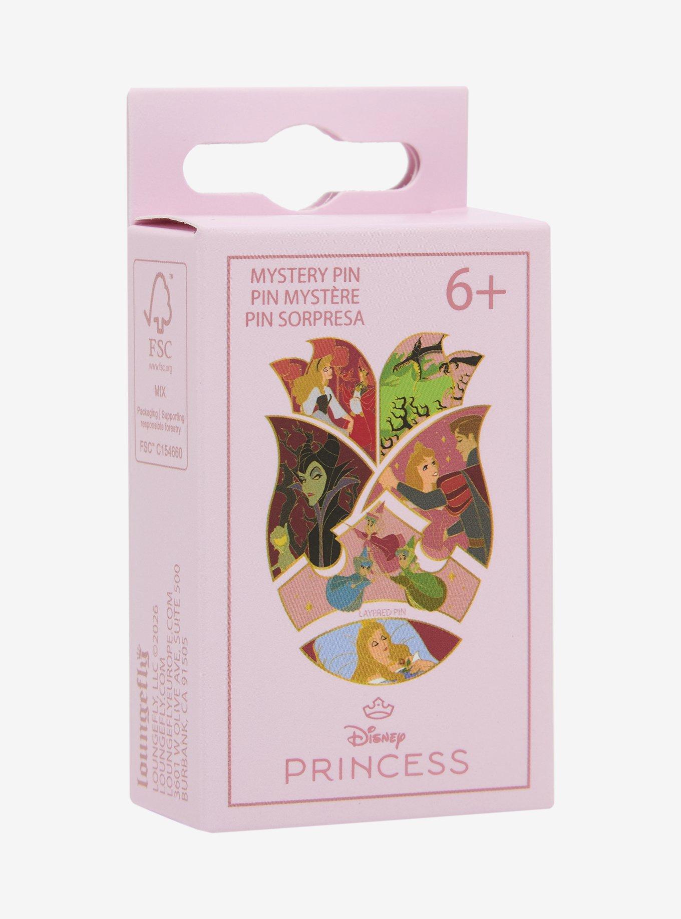 Loungefly Disney Sleeping Beauty Rose Blind Box Puzzle Enamel Pin - BoxLunch Exclusive, , hi-res