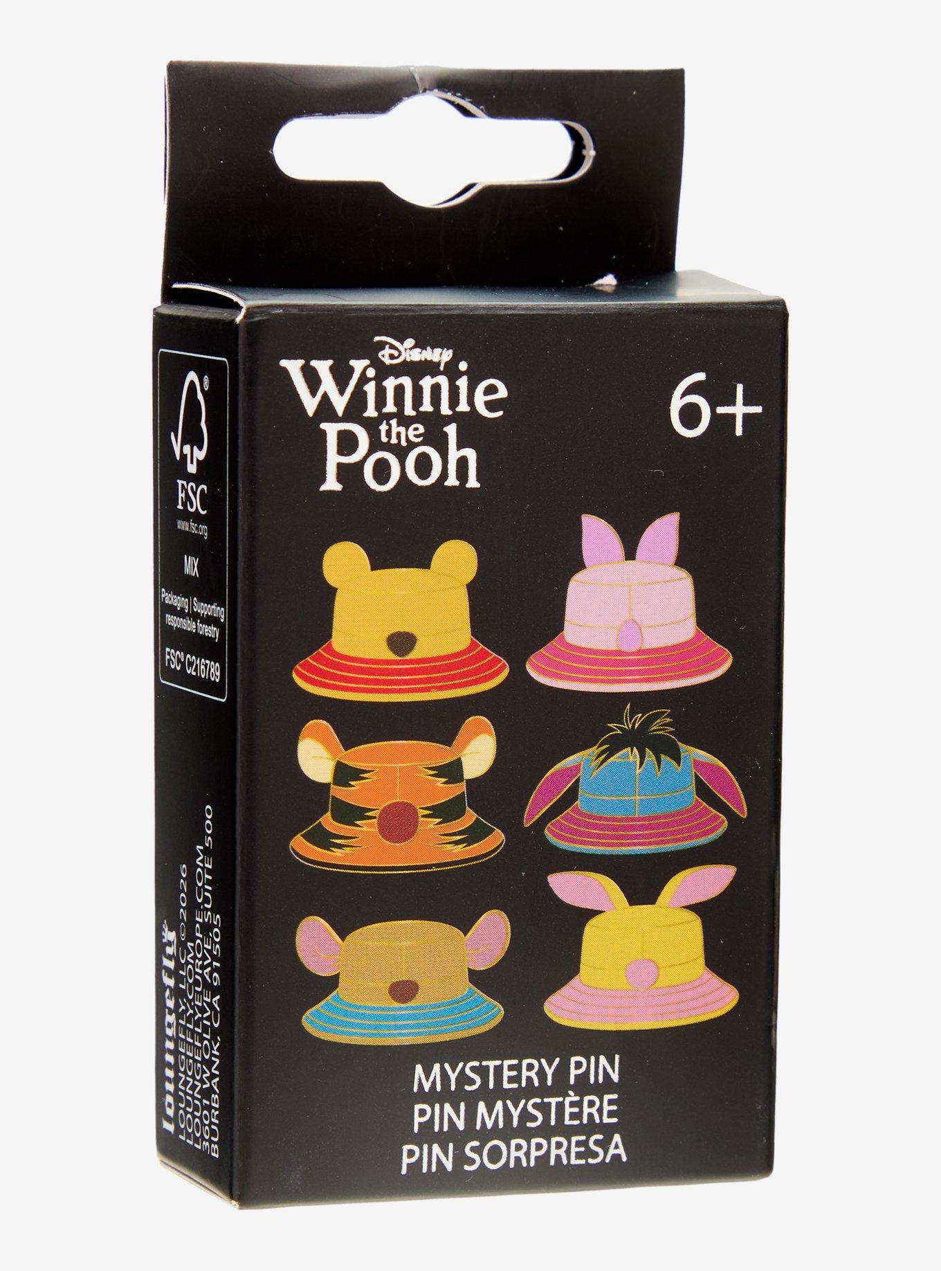 Loungefly Disney Winnie the Pooh Character Bucket Hats Blind Box Enamel Pin - BoxLunch Exclusive, , hi-res
