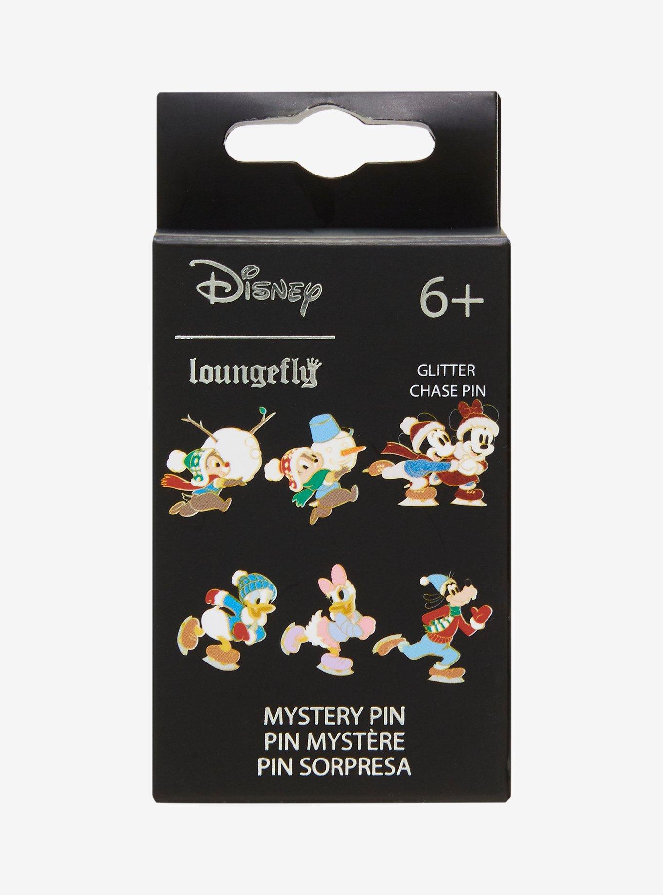 Loungefly Disney Mickey & Friends Winter Scenes Blind Box Enamel Pin, , hi-res