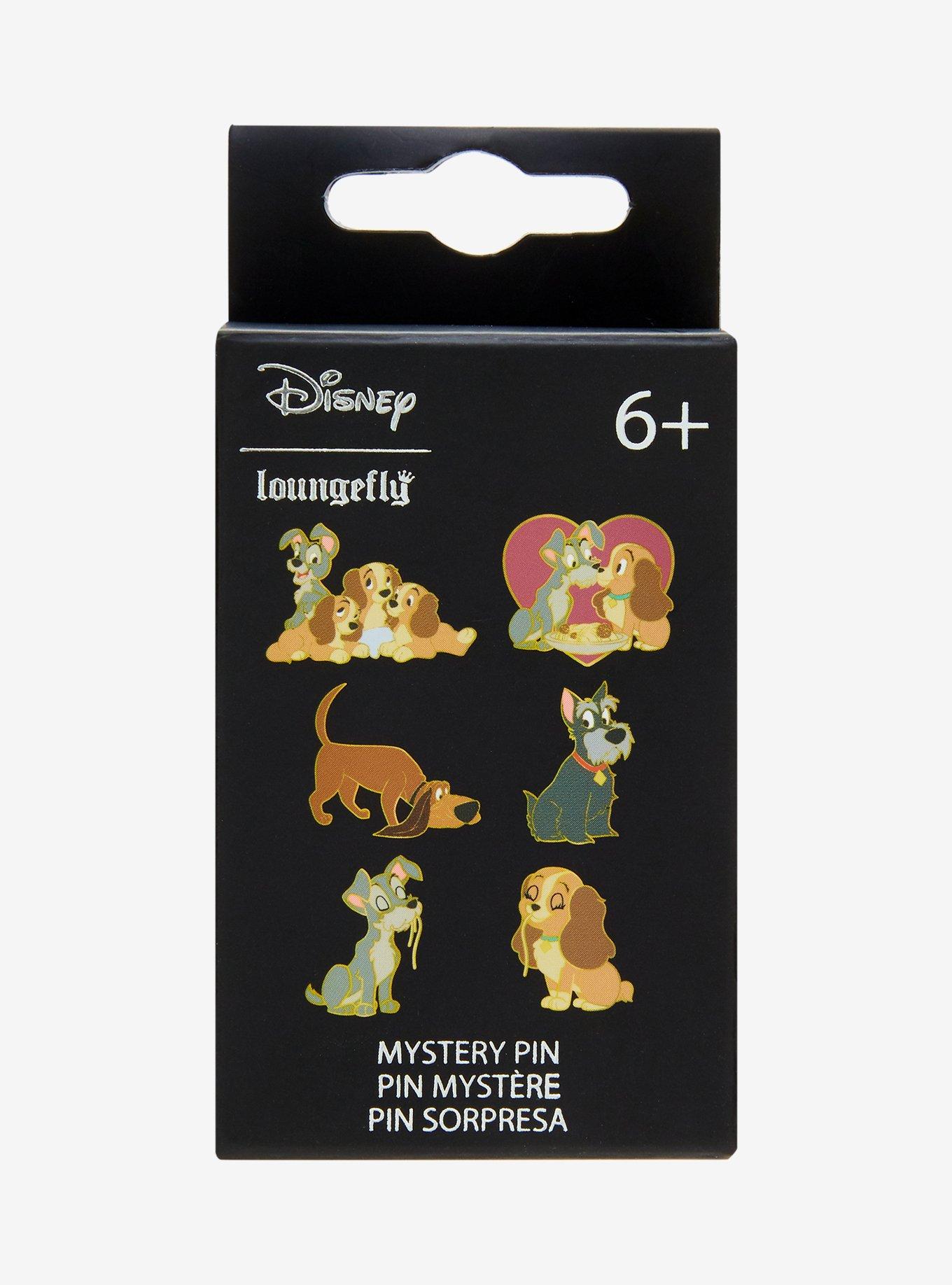 Loungefly Disney Lady & The Tramp Characters Blind Box Enamel Pin