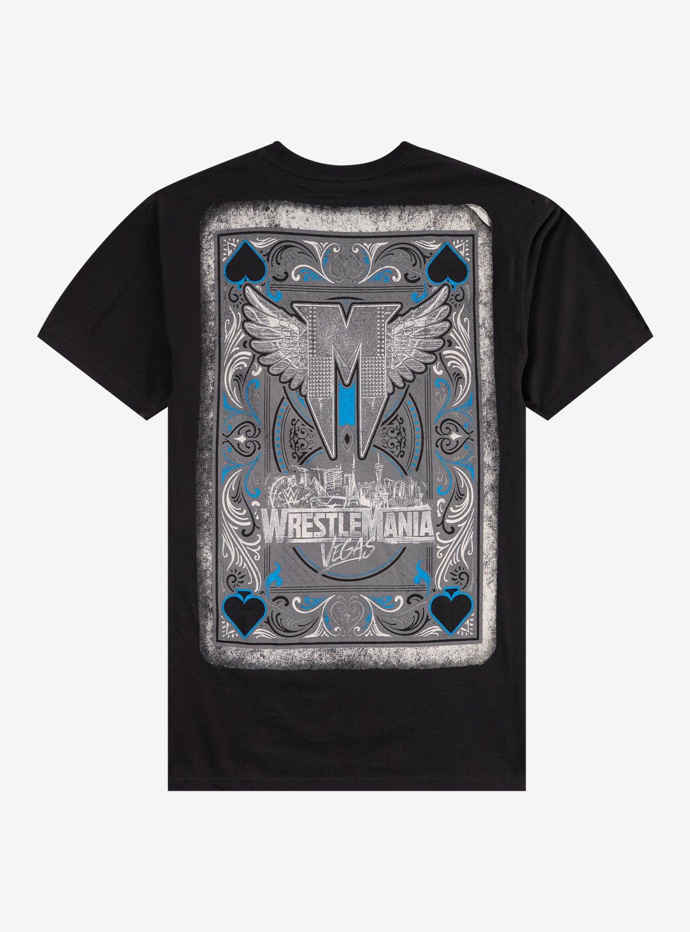 WWE Drew McIntyre WrestleMania Card T-Shirt, , hi-res