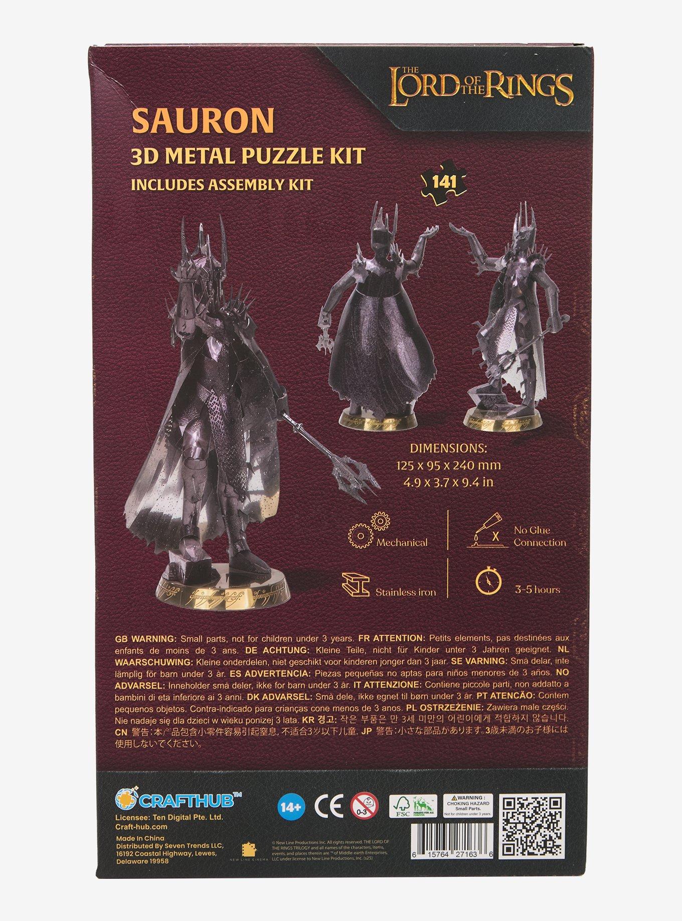 The Lord Of The Rings Sauron 3D Metal Puzzle Kit, , hi-res