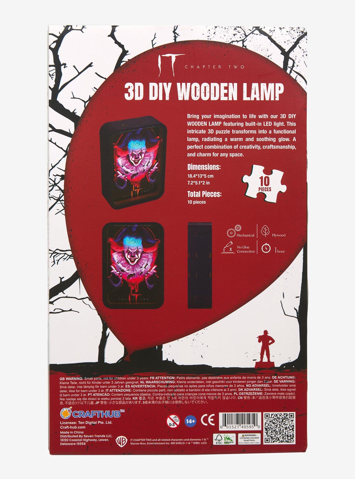 IT: Chapter Two 3D LED Lamp Wooden Puzzle, , hi-res
