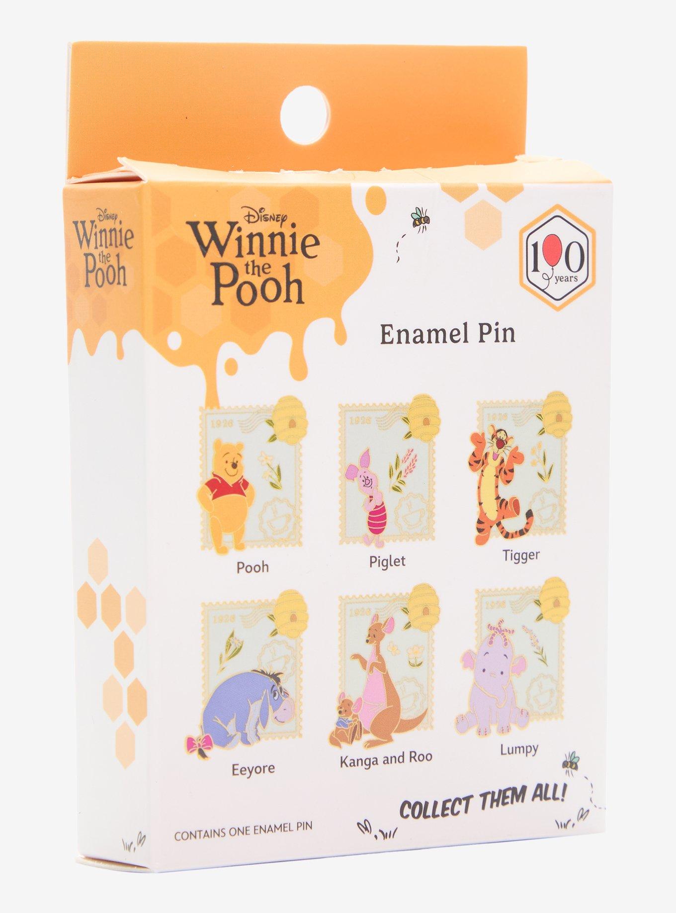Disney Winnie the Pooh Character Stamp Blind Box Enamel Pin - BoxLunch Exclusive, , hi-res