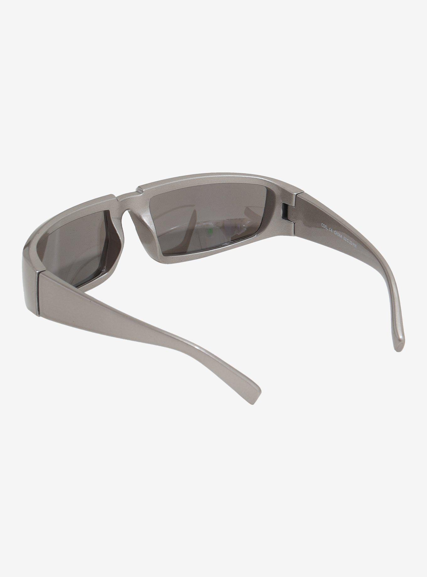 Grey Sporty Sunglasses, , hi-res