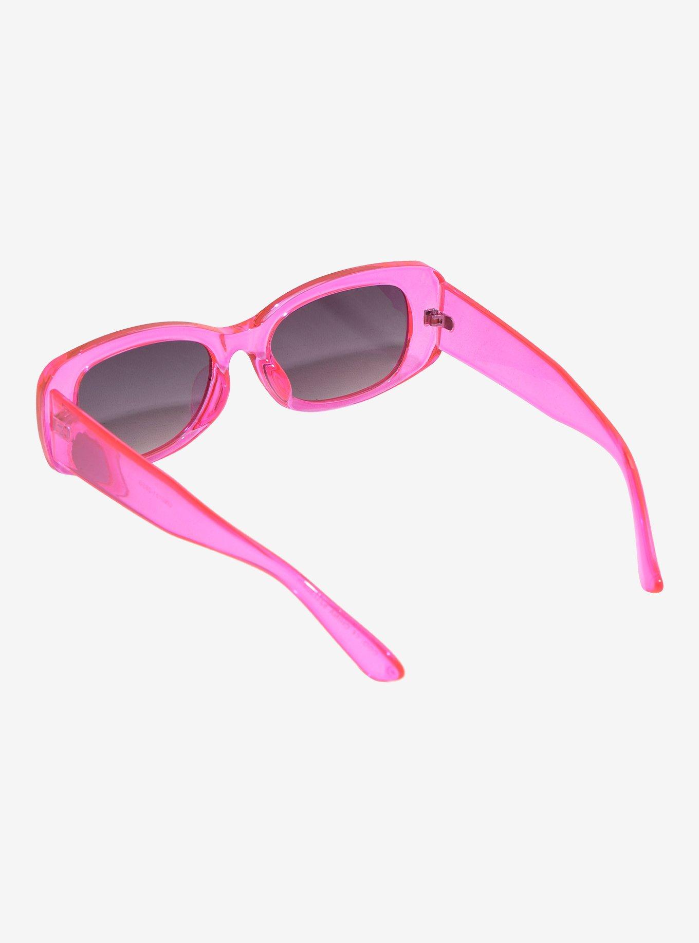 Summer Pink Rectangle Sunglasses, , hi-res