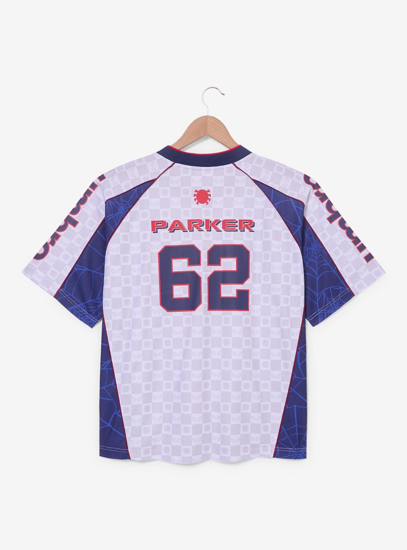 Marvel Spider-Man x Umbro Soccer Jersey - BoxLunch Exclusive, BLUE, alternate - view 4
