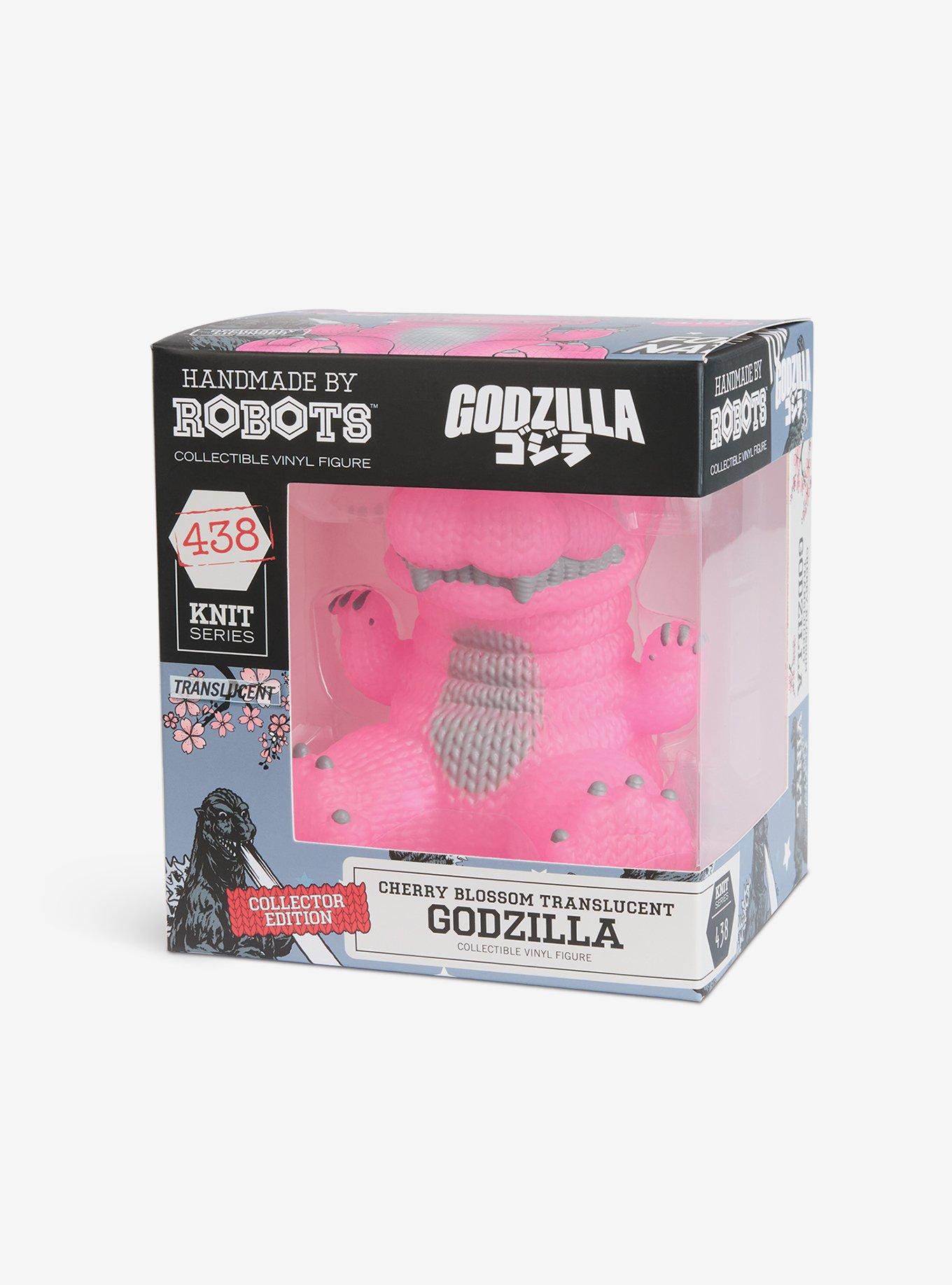 Handmade by Robots Godzilla (Cherry Blossom Pink Translucent) Vinyl Figure, , alternate