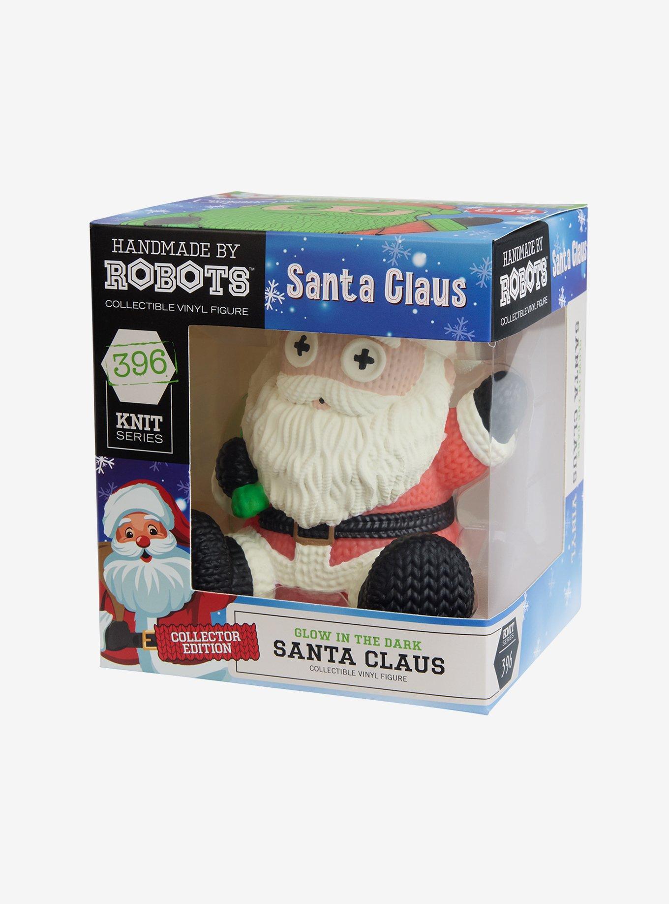 Handmade by Robots Santa (Glow in the Dark) Vinyl Figure, , alternate