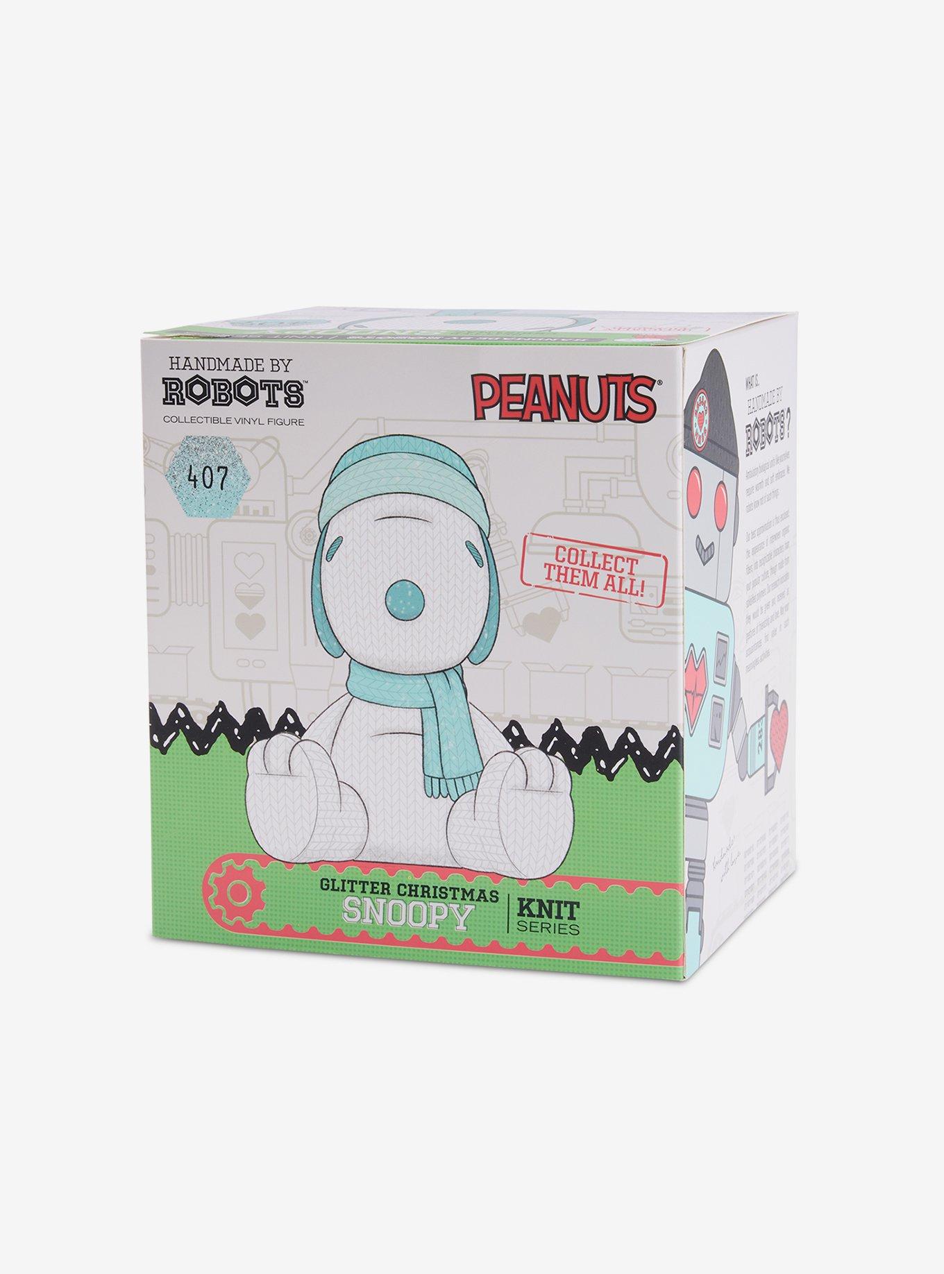 Handmade by Robots A Charlie Brown Christmas Snoopy #407 (Ice) Vinyl Figure, , alternate