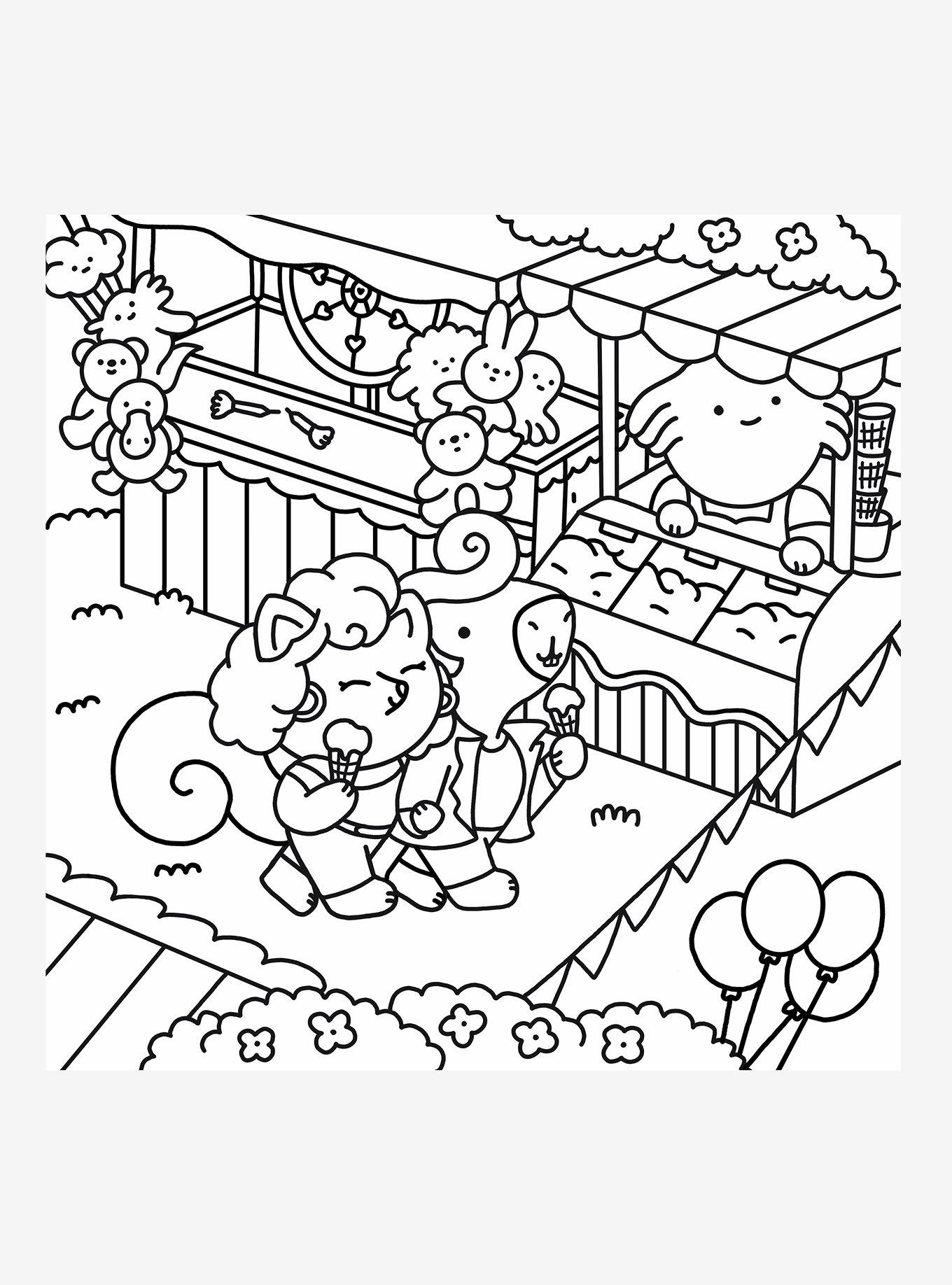 Summer Scenes: A Cozy Coloring Book, , hi-res