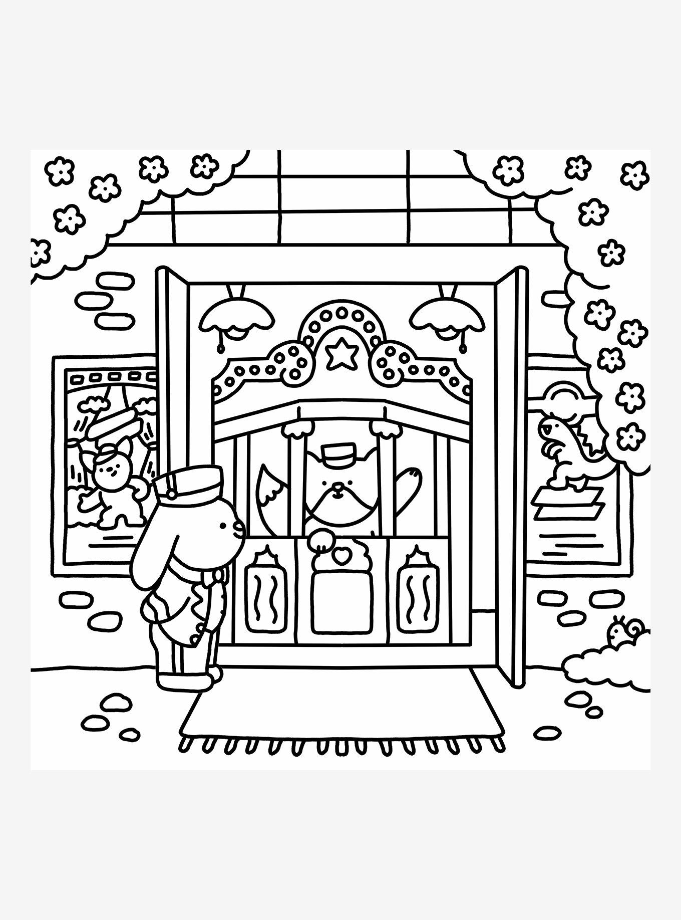 Summer Scenes: A Cozy Coloring Book, , alternate - view 3