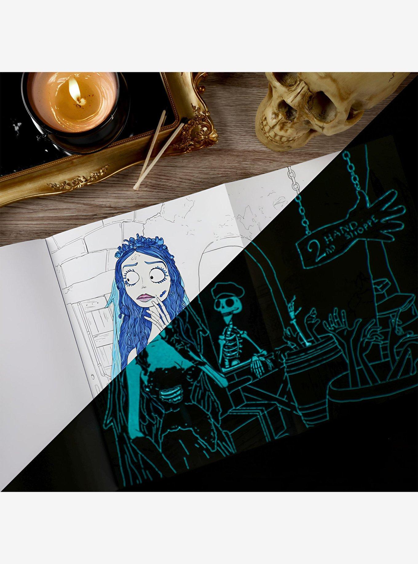 Corpse Bride Glow-In-The-Dark Coloring Book, , alternate - view 3