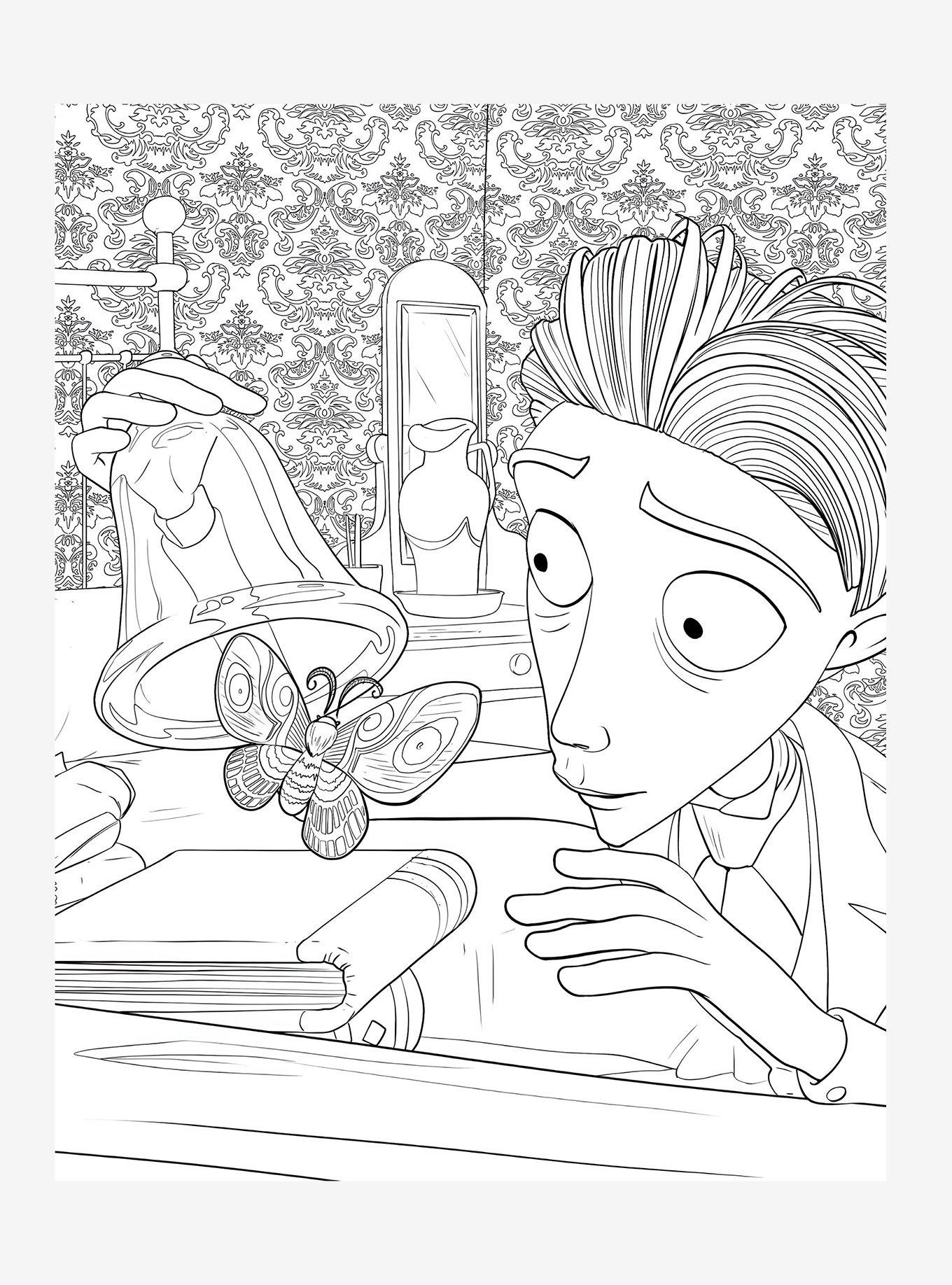 Corpse Bride Glow-In-The-Dark Coloring Book, , alternate - view 4