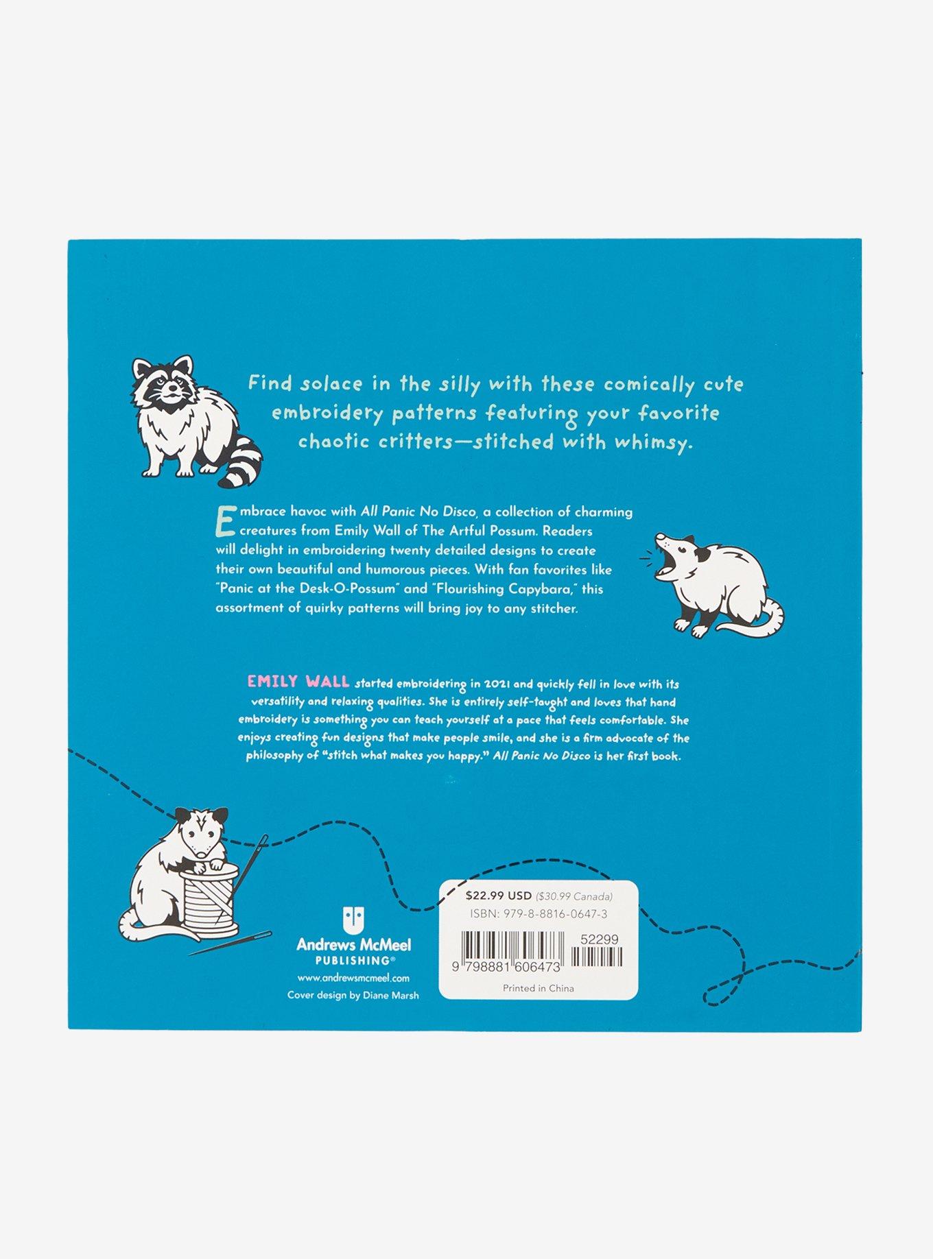 All Panic No Disco: Existential Crisis Embroidery For Your Inner Critter Book, , alternate - view 3