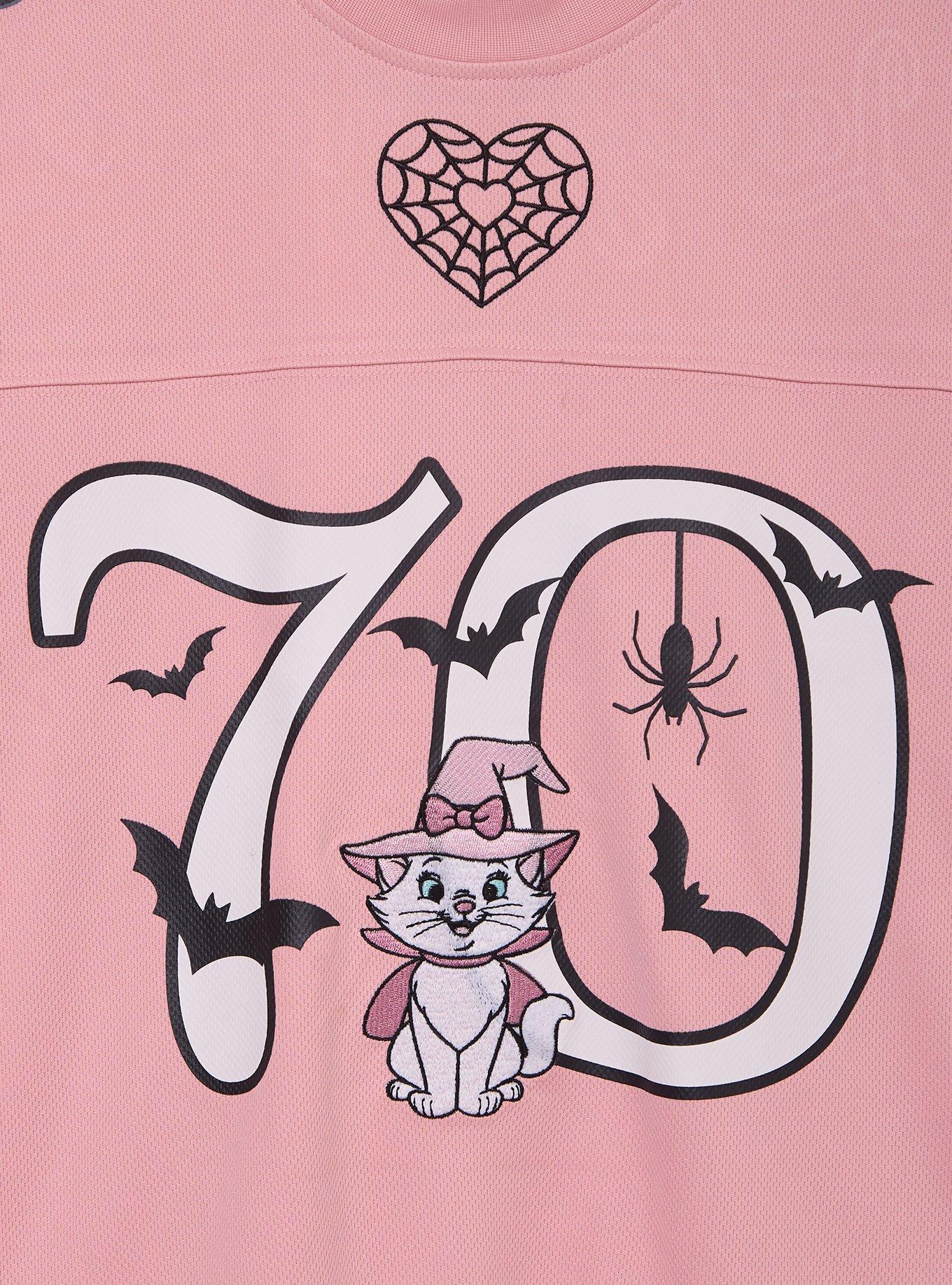 Disney The Aristocats Marie Halloween Women's Football Jersey &mdash; BoxLunch Exclusive, BLACK, alternate - view 3