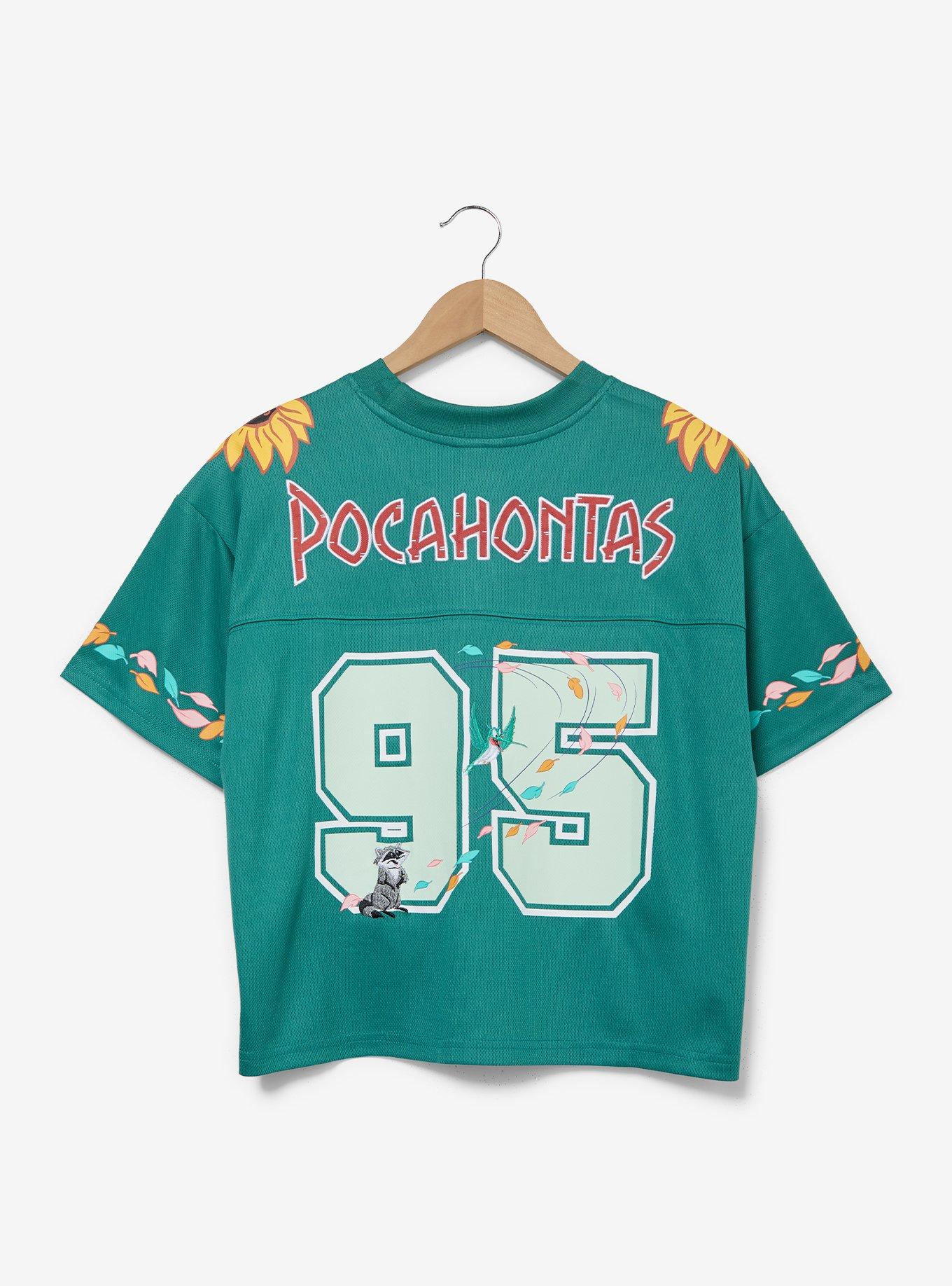Disney Pocahontas Women's Cropped Football Jersey - BoxLunch Exclusive