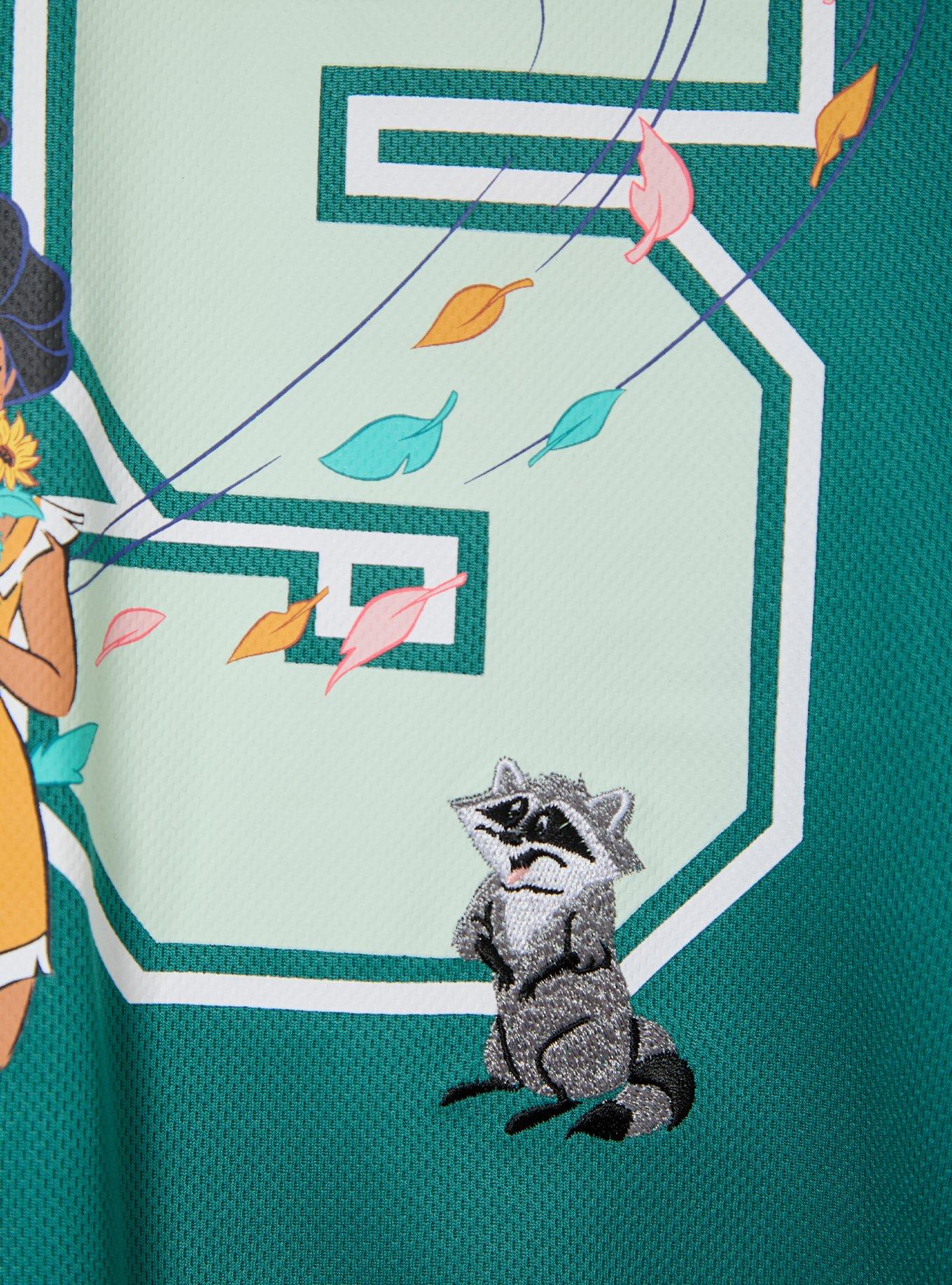 Disney Pocahontas Women's Cropped Football Jersey - BoxLunch Exclusive, , alternate - view 5