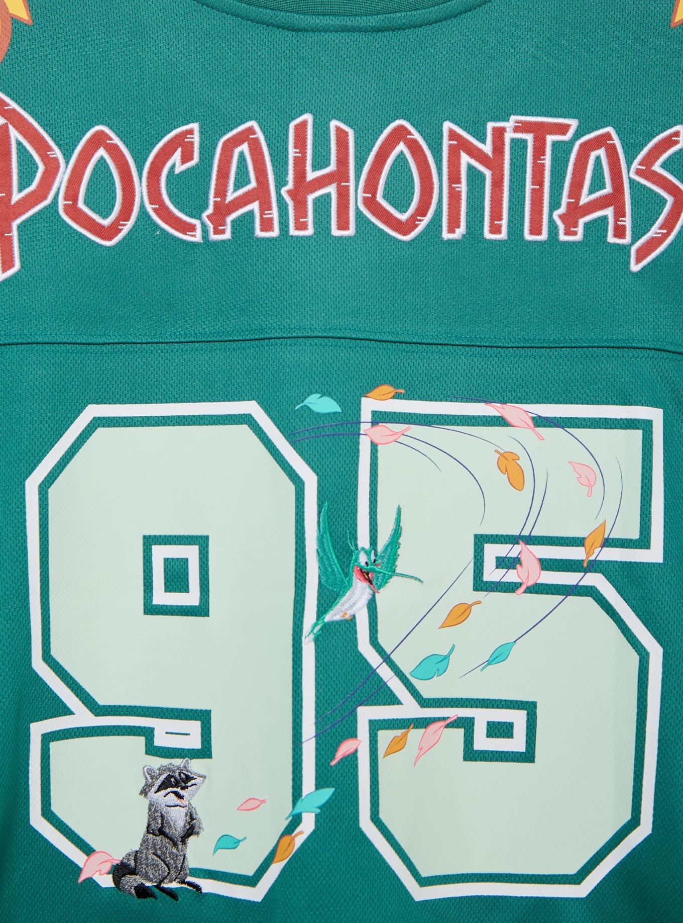 Disney Pocahontas Women's Cropped Football Jersey - BoxLunch Exclusive, , alternate - view 6
