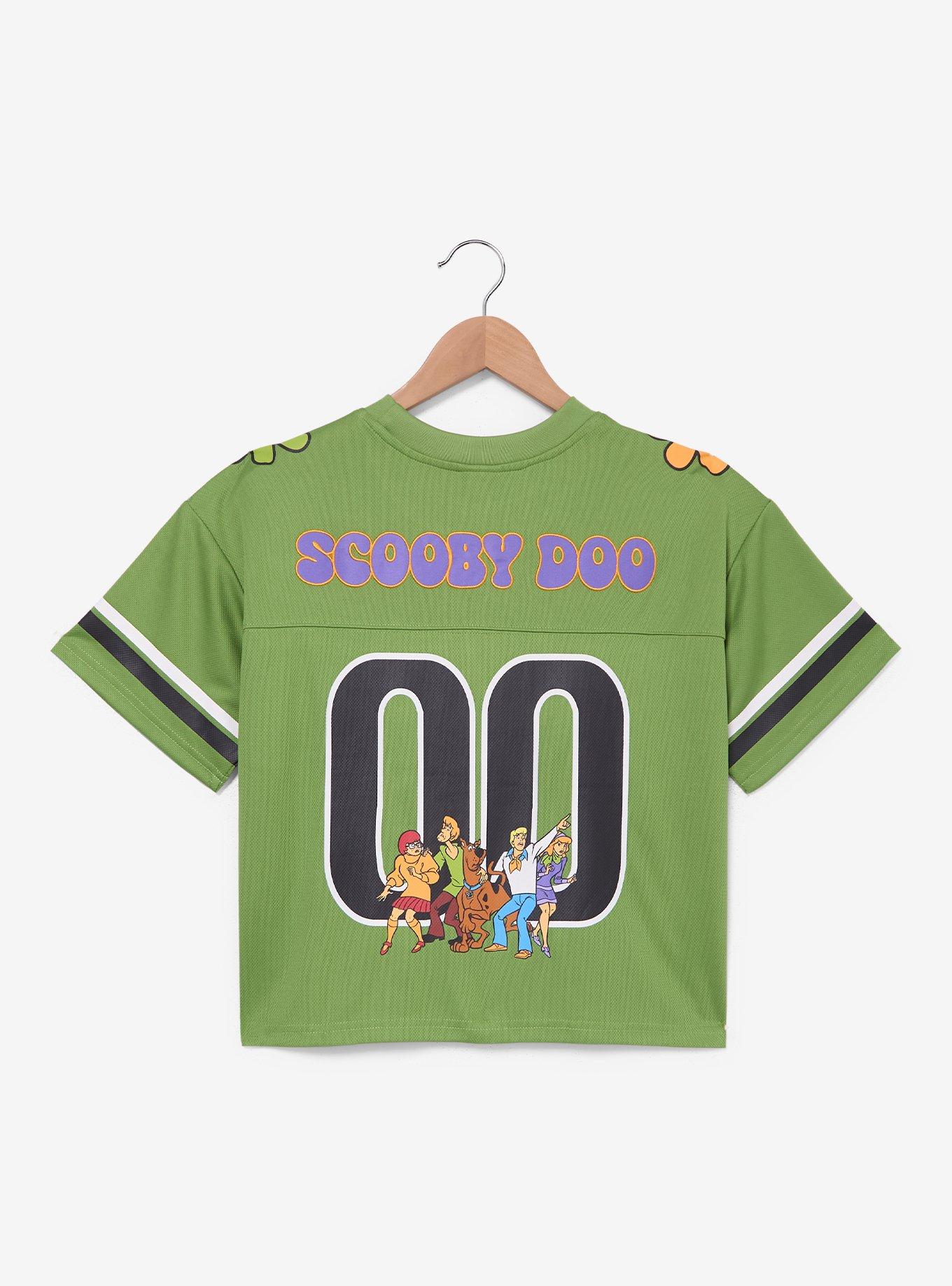 Scooby-Doo Green Cropped Football Jersey &mdash; BoxLunch Exclusive, , hi-res