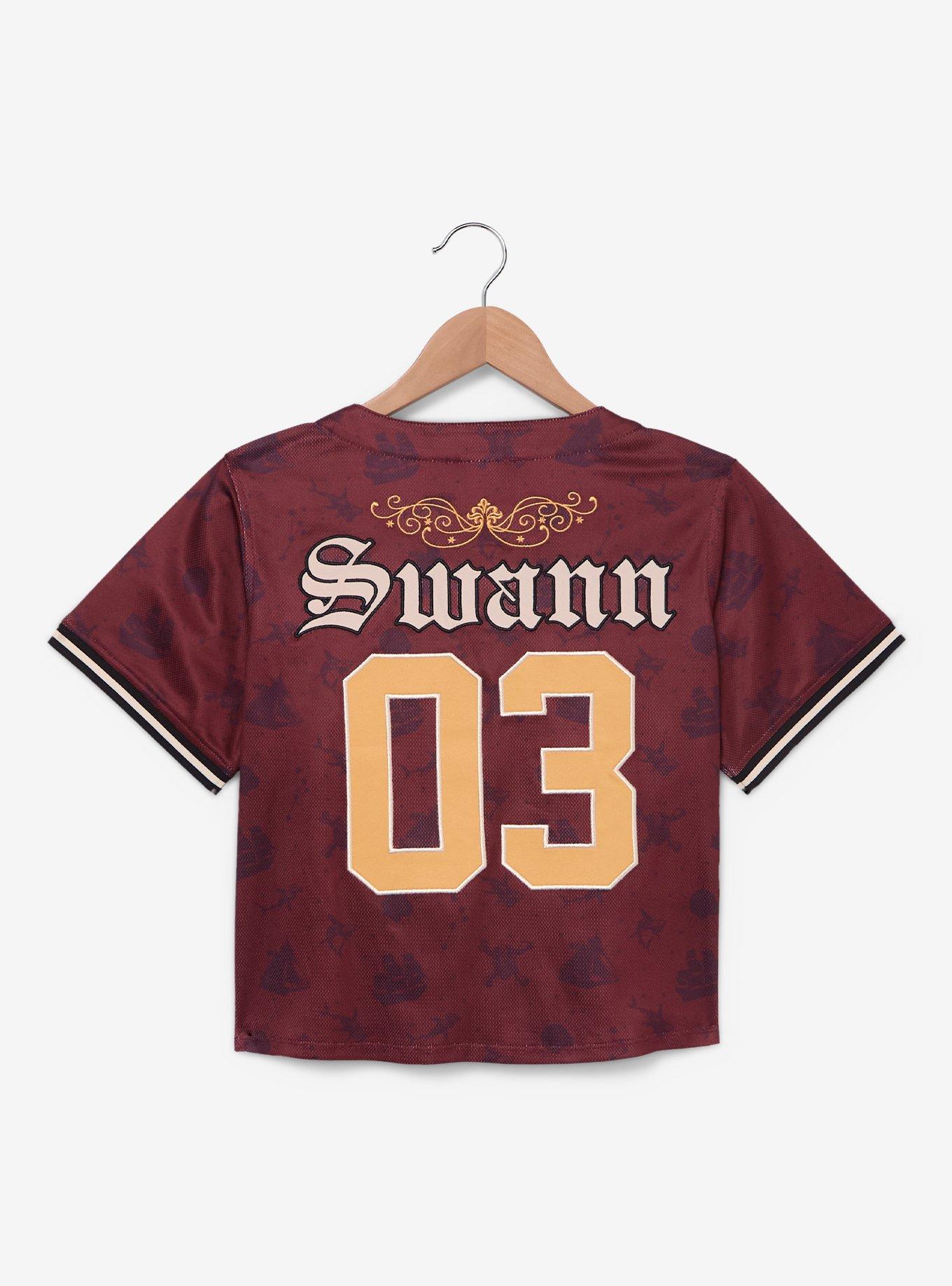 Disney the Pirates of Caribbean Elizabeth Swann Women's Cropped Baseball Jersey - BoxLunch Exclusive