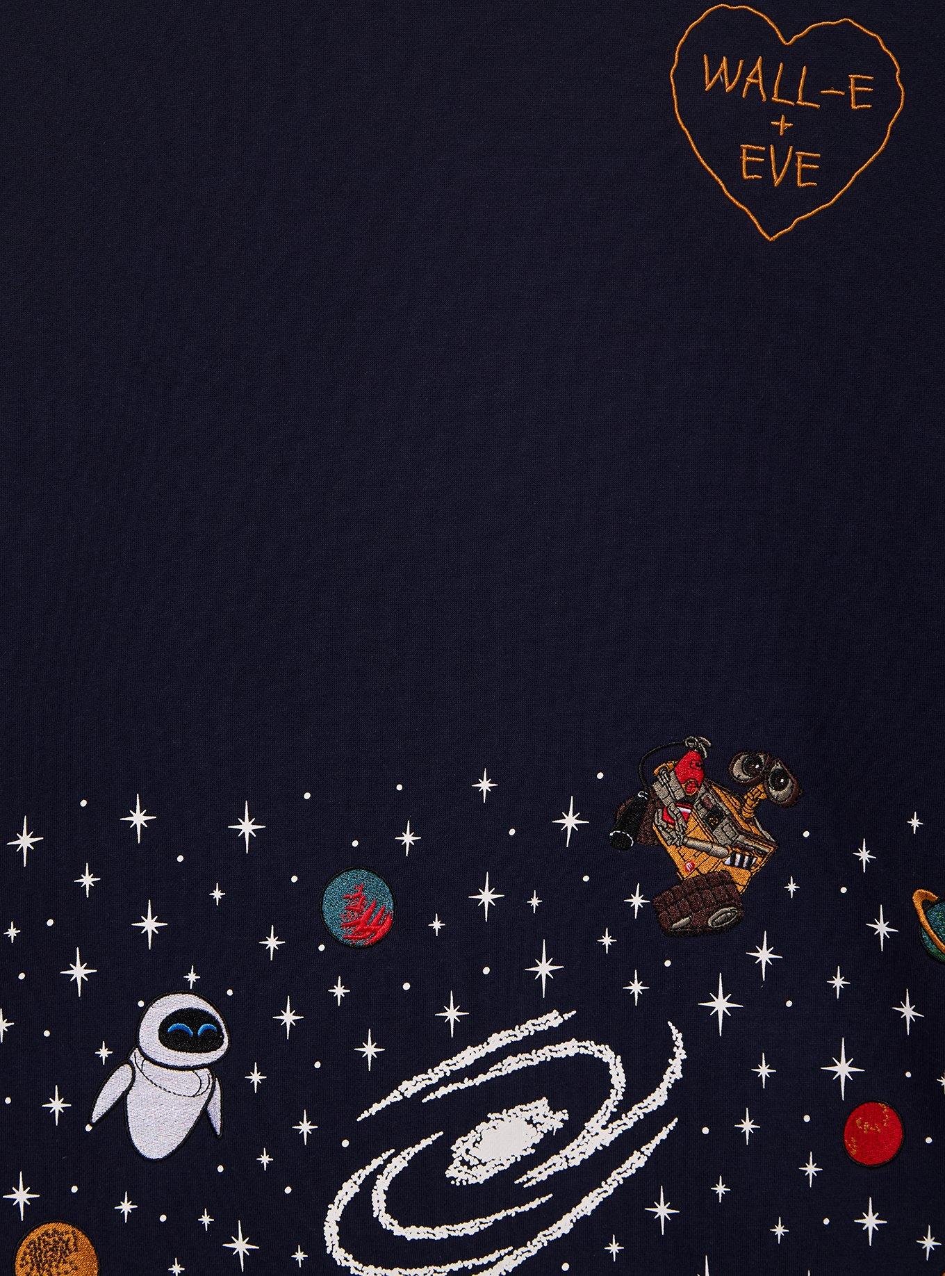 Disney Pixar WALL-E EVE & WALL-E Stars Crewneck - BoxLunch Exclusive, , alternate - view 3