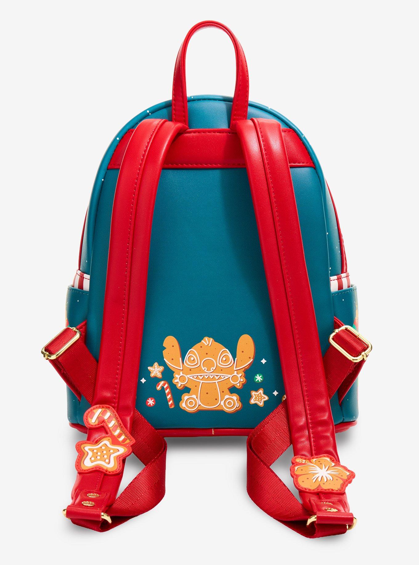 Loungefly Disney Lilo & Stitch Holiday Light-Up Mini Backpack Hot Topic Exclusive, , alternate - view 4