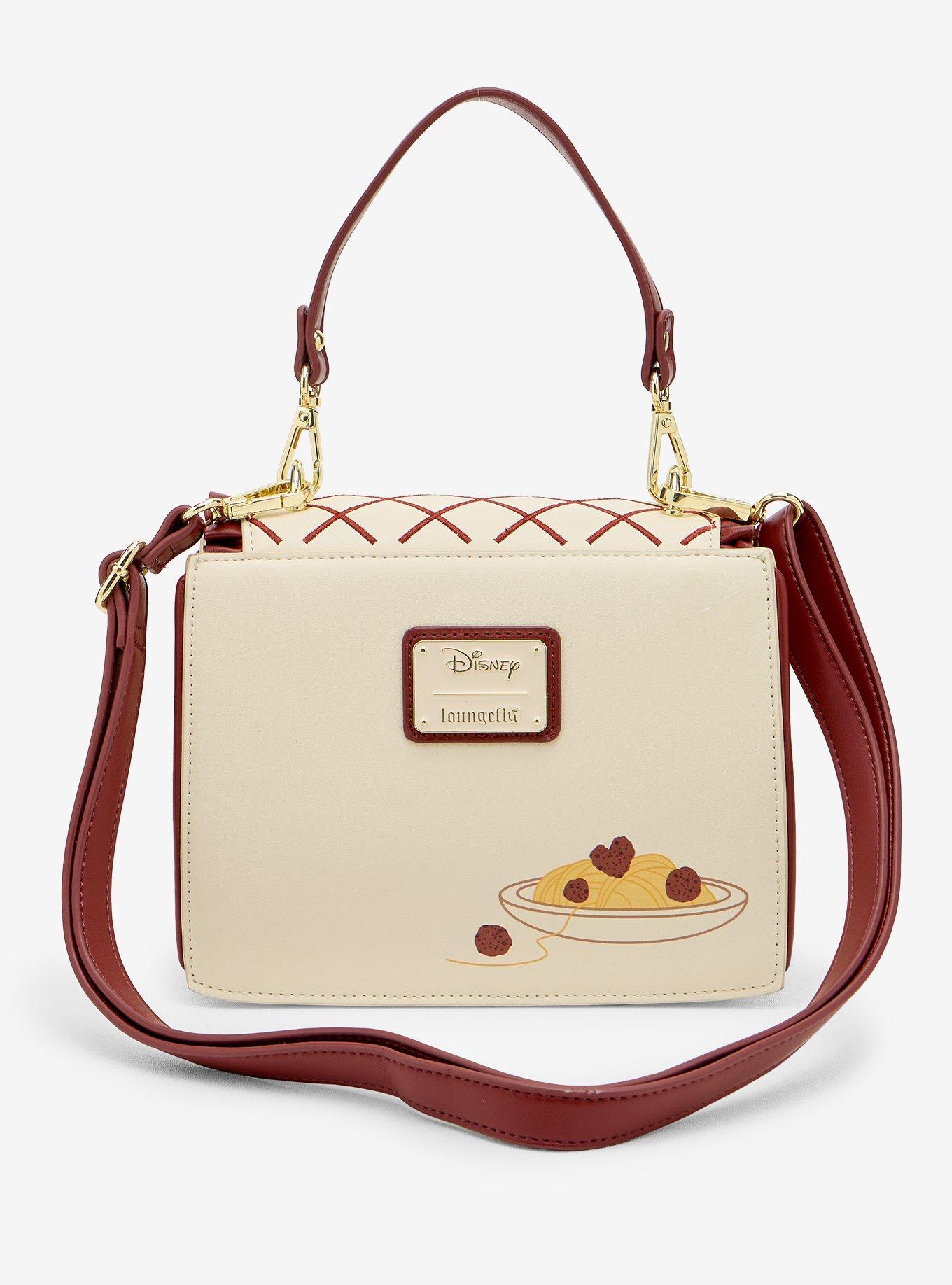 Loungefly Disney Lady And The Tramp Spaghetti Crossbody Bag Hot Topic Exclusive, , alternate - view 3