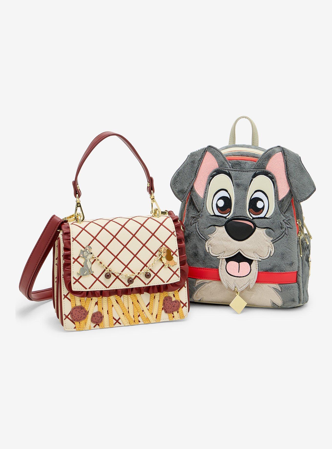 Loungefly Disney Lady And The Tramp Spaghetti Crossbody Bag Hot Topic Exclusive, , alternate - view 5