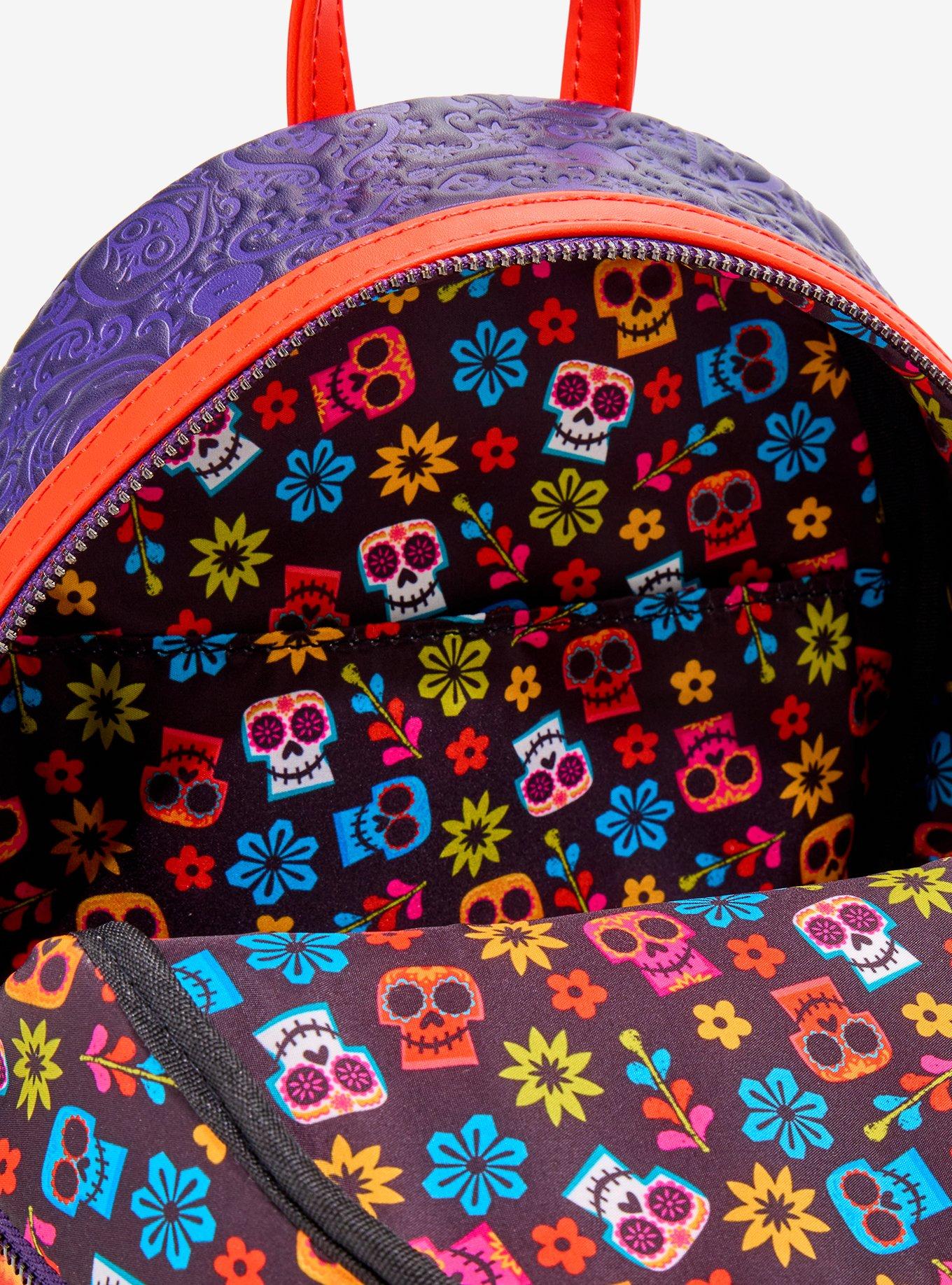Loungefly Disney Pixar Coco Miguel Mini Backpack Hot Topic Exclusive, , alternate - view 5