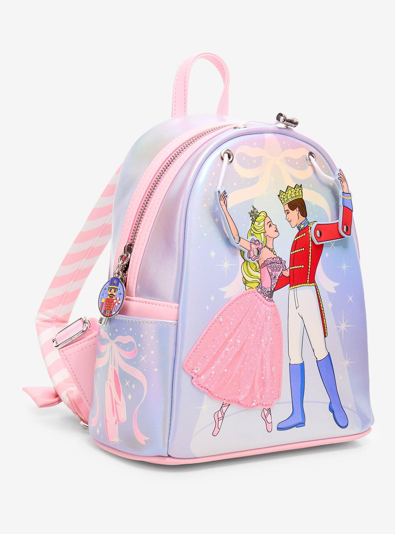 Loungefly Barbie In The Nutcracker Barbie & Prince Eric Mini Backpack, , alternate - view 2