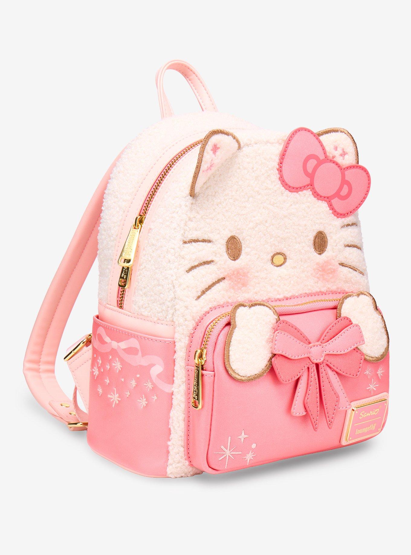 Loungefly Hello Kitty Pink Holiday Mini Backpack Hot Topic Exclusive, , alternate - view 3