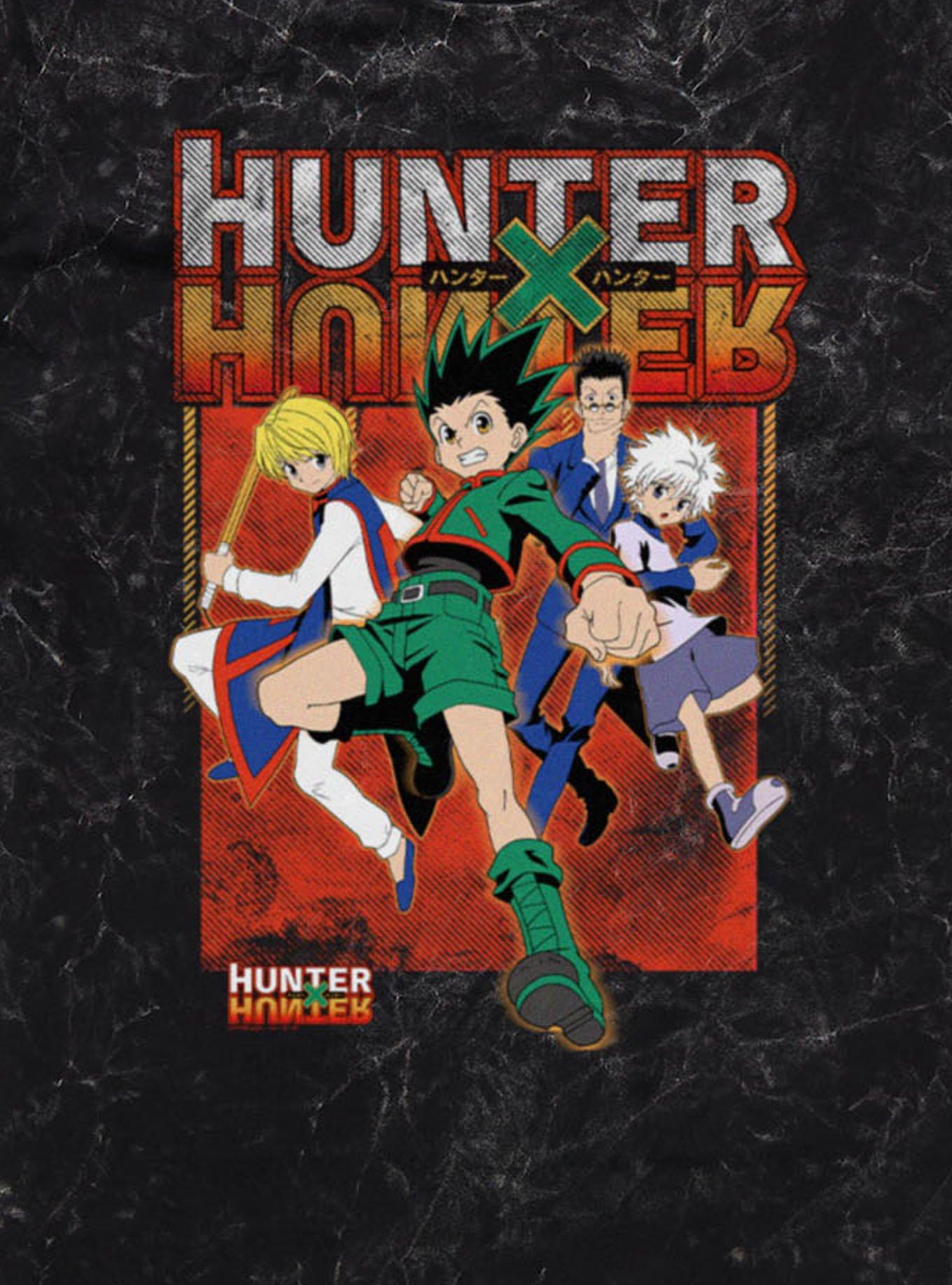 Hunter X Hunter Group Attack Mineral Wash T-Shirt, , hi-res