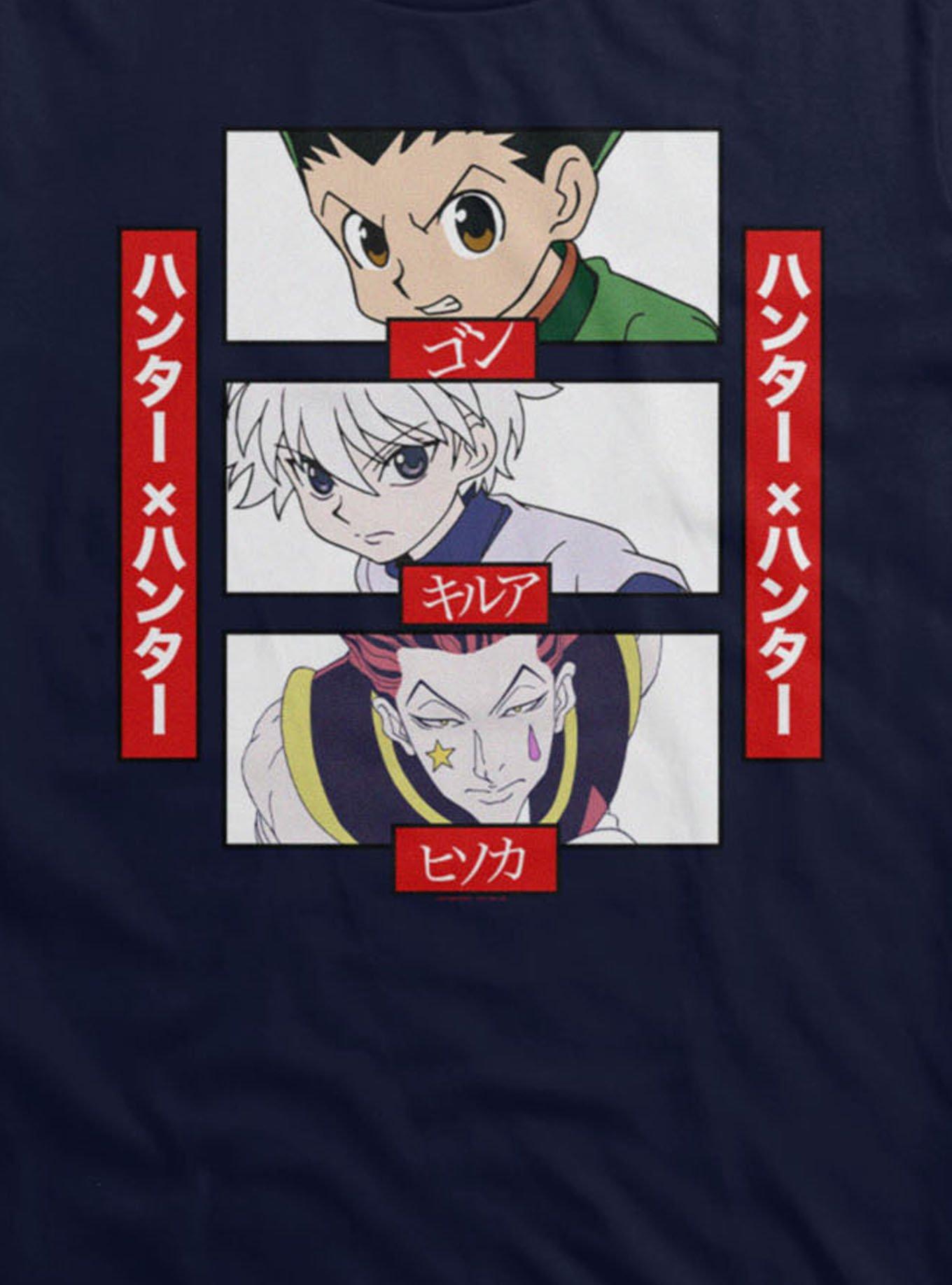 Hunter X Hunter Gon Killua Hisoka Panels T-Shirt, , hi-res