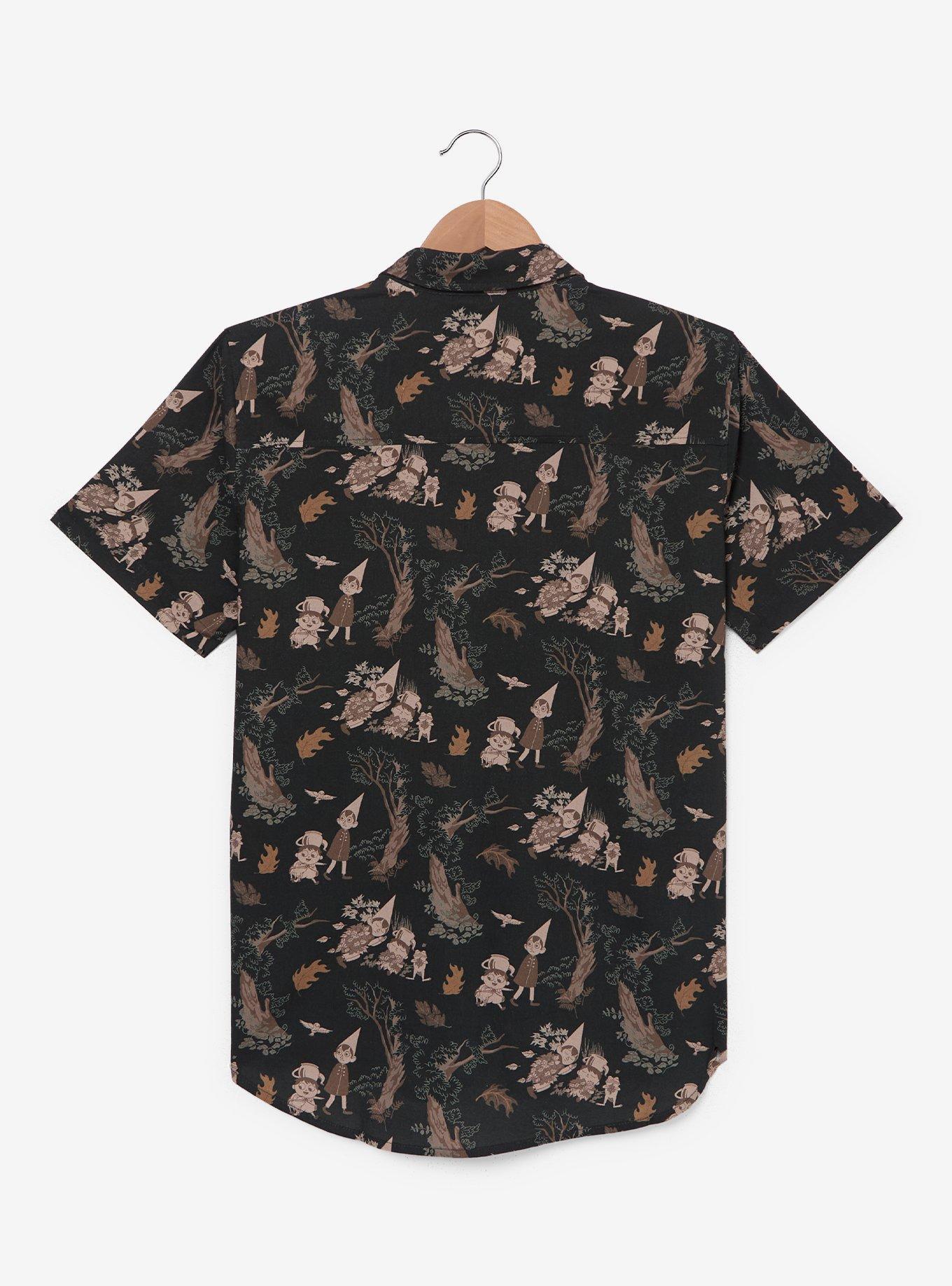 Over The Garden Wall Wirt & Greg Forest Allover Print Woven Button-Up - BoxLunch Exclusive