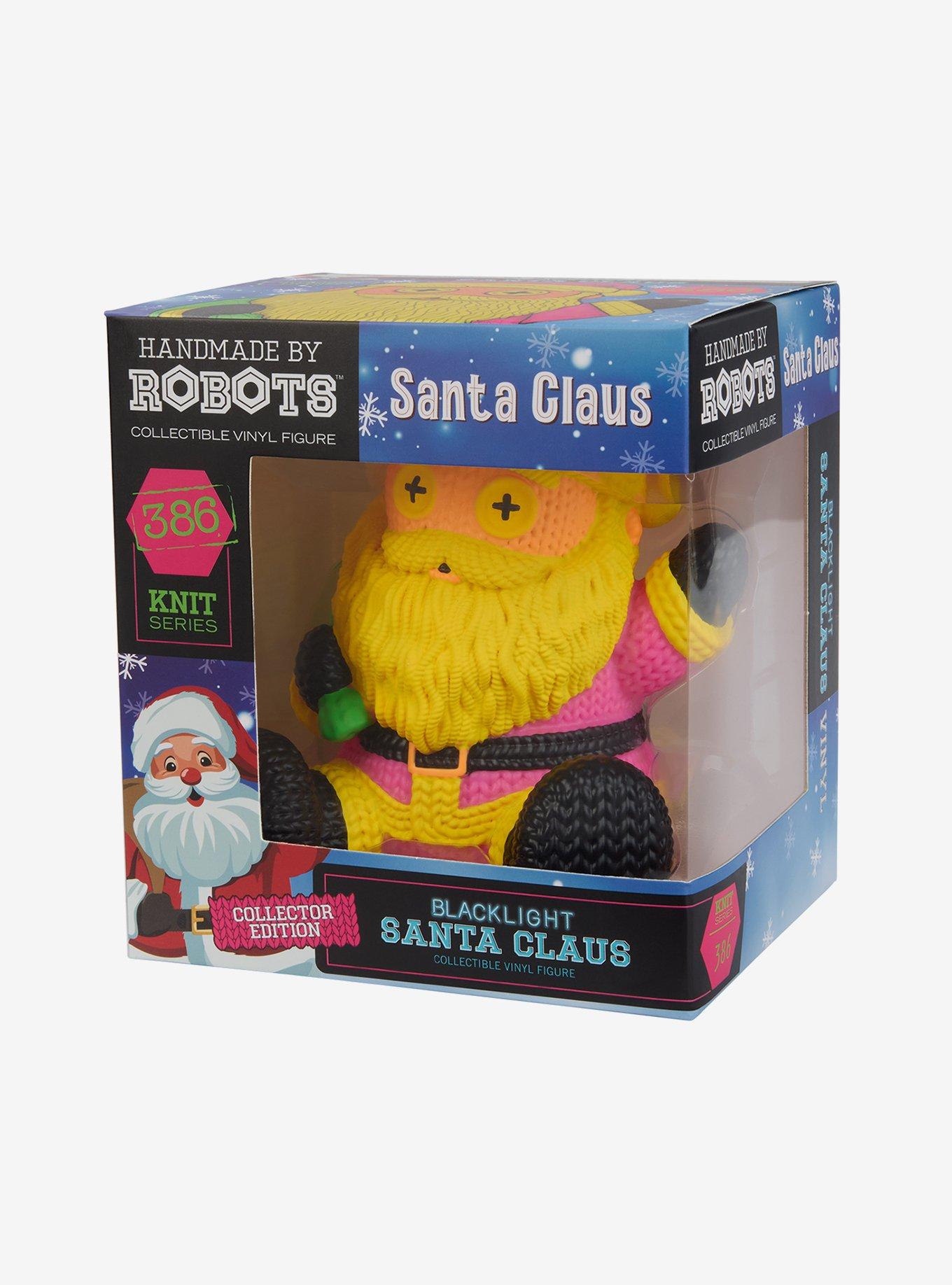 Handmade by Robots Santa (Blacklight) Vinyl Figure, , alternate