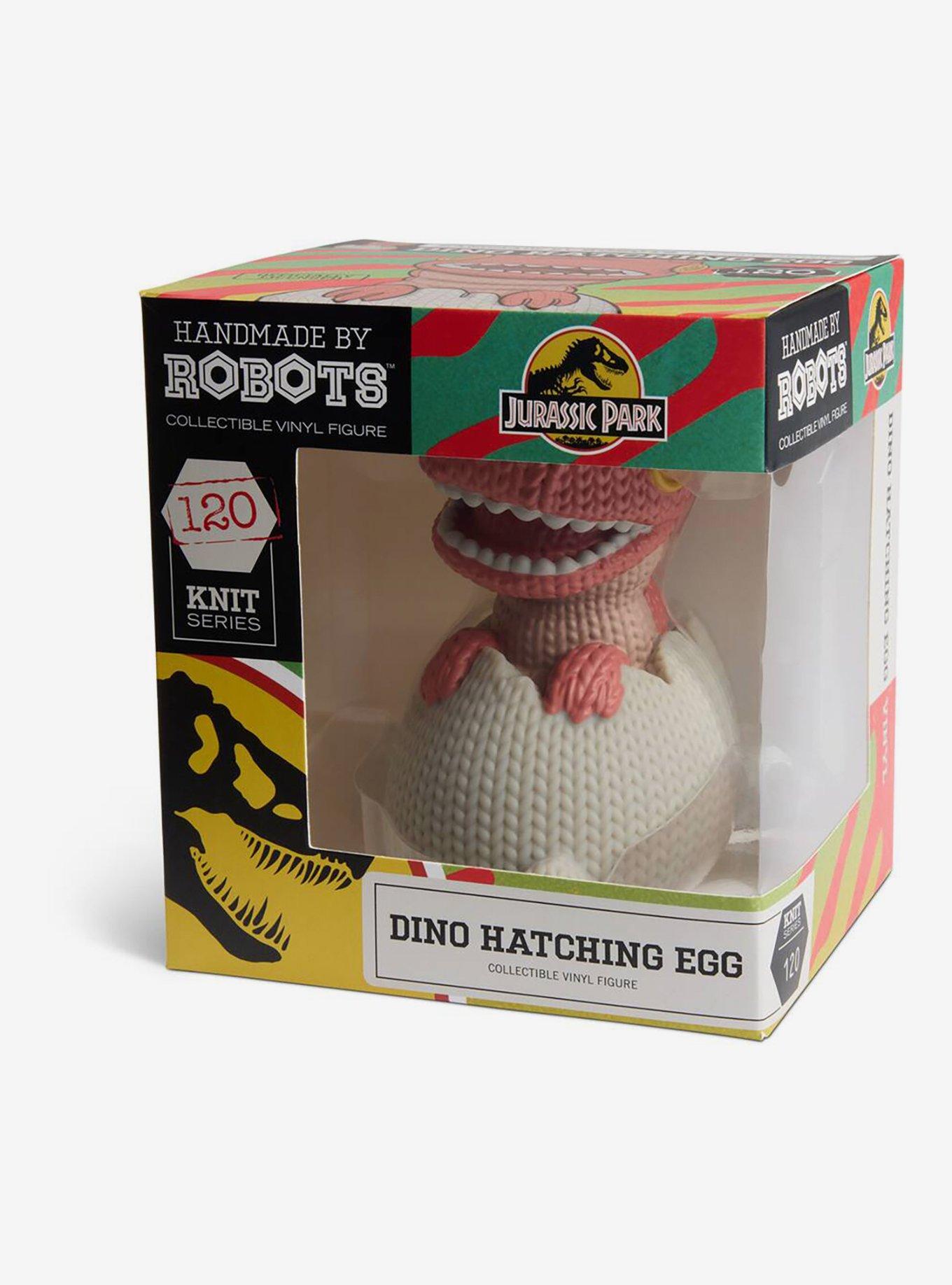 Handmade by Robots Jurassic Park Hatching Egg & Vehicle 2-Pack Vinyl Figure, , alternate