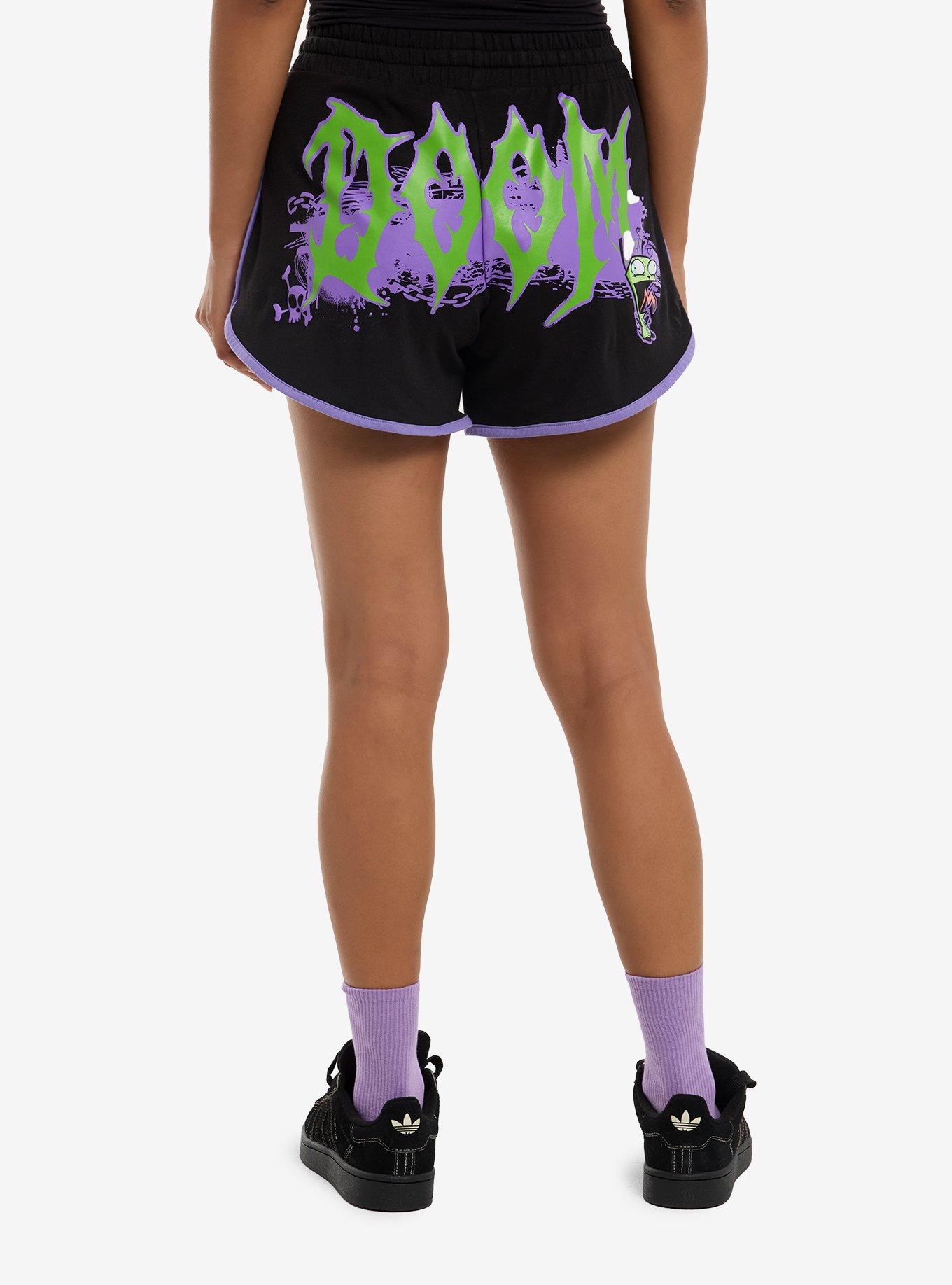 Invader Zim GIR Doom Girls Soft Shorts, MULTI, alternate