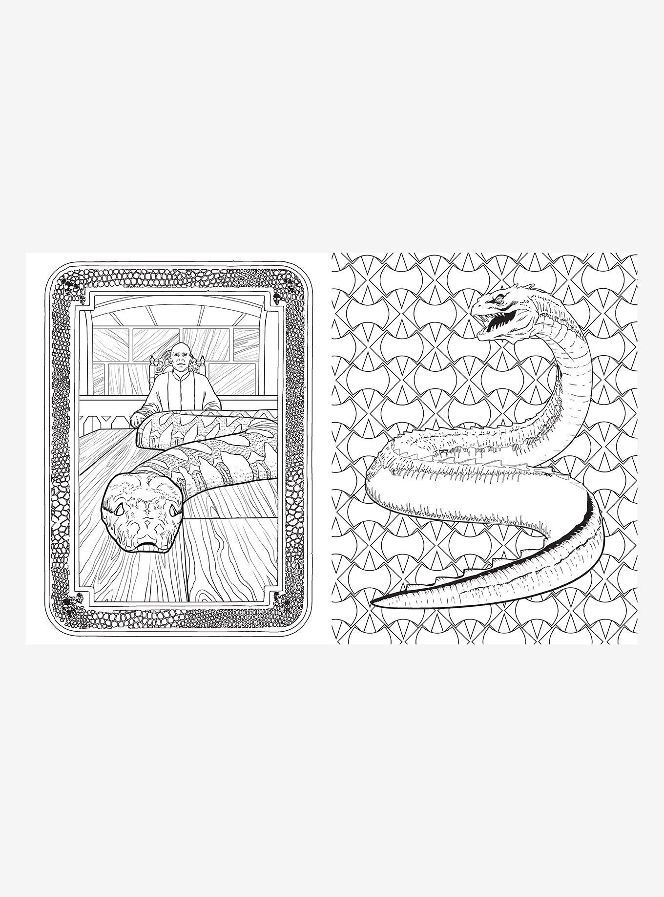 Harry Potter Magical Creatures Coloring Book, , alternate