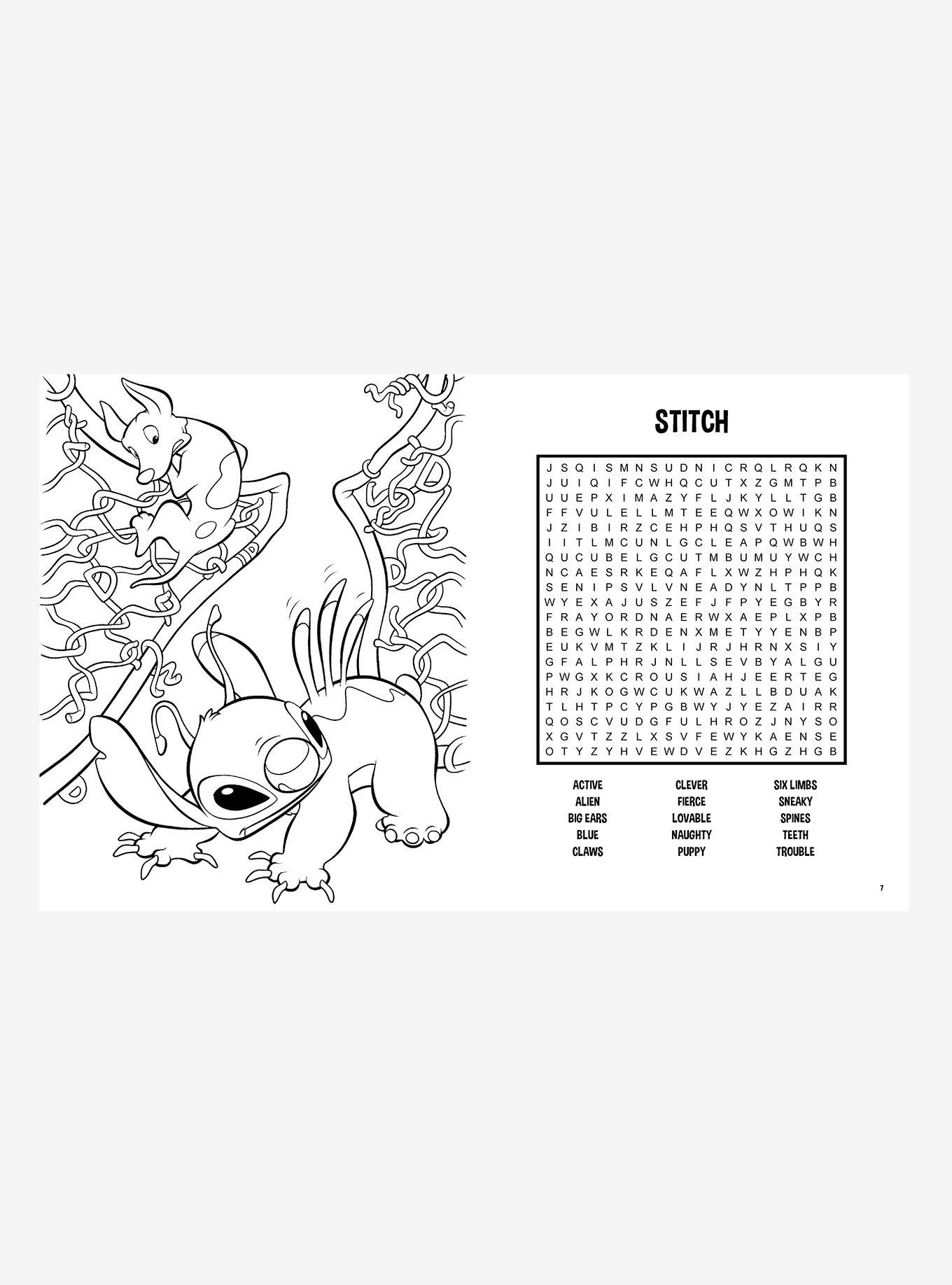 Disney Stitch Word Search & Coloring Book, , alternate - view 4