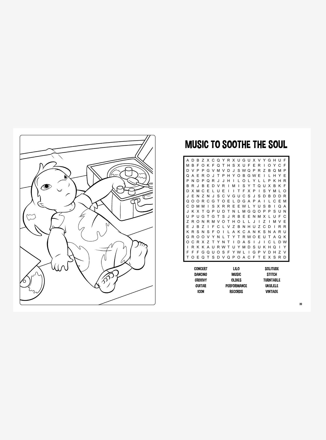 Disney Stitch Word Search & Coloring Book, , alternate - view 6