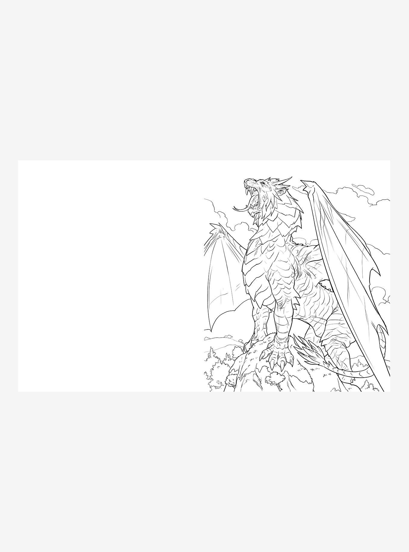The Dragoncore Coloring Book, , alternate - view 3
