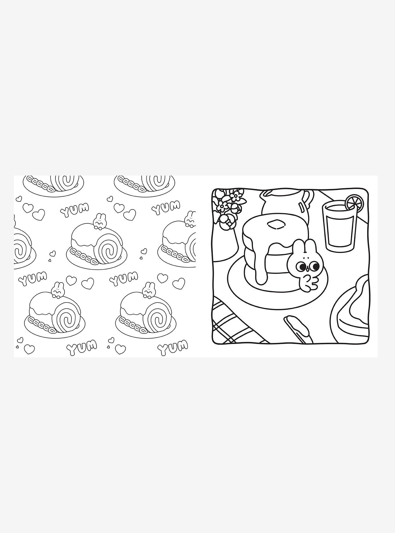 Pocket Peaches Sweet & Simple Coloring Book, , hi-res