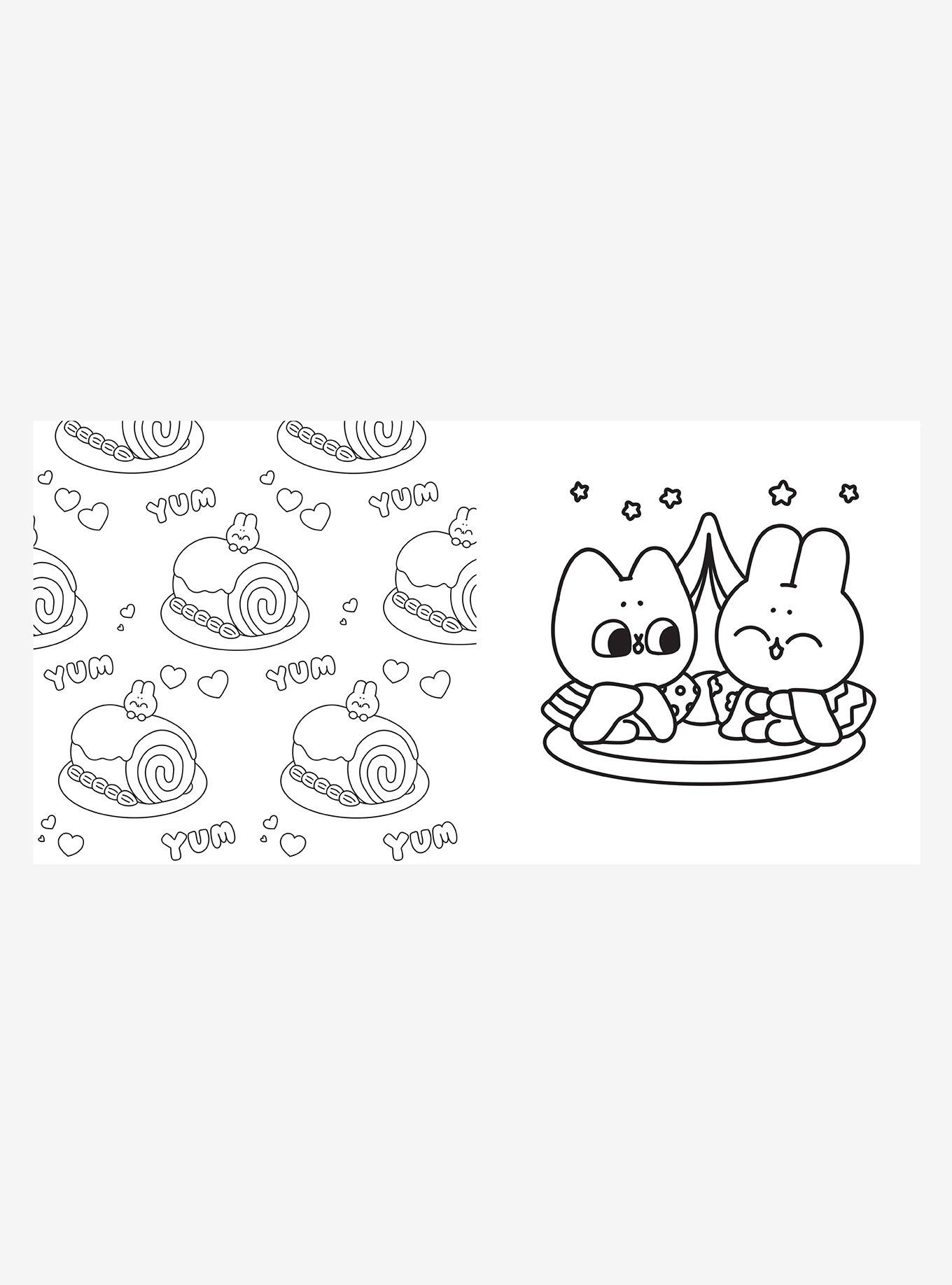 Pocket Peaches Sweet & Simple Coloring Book, , alternate - view 3