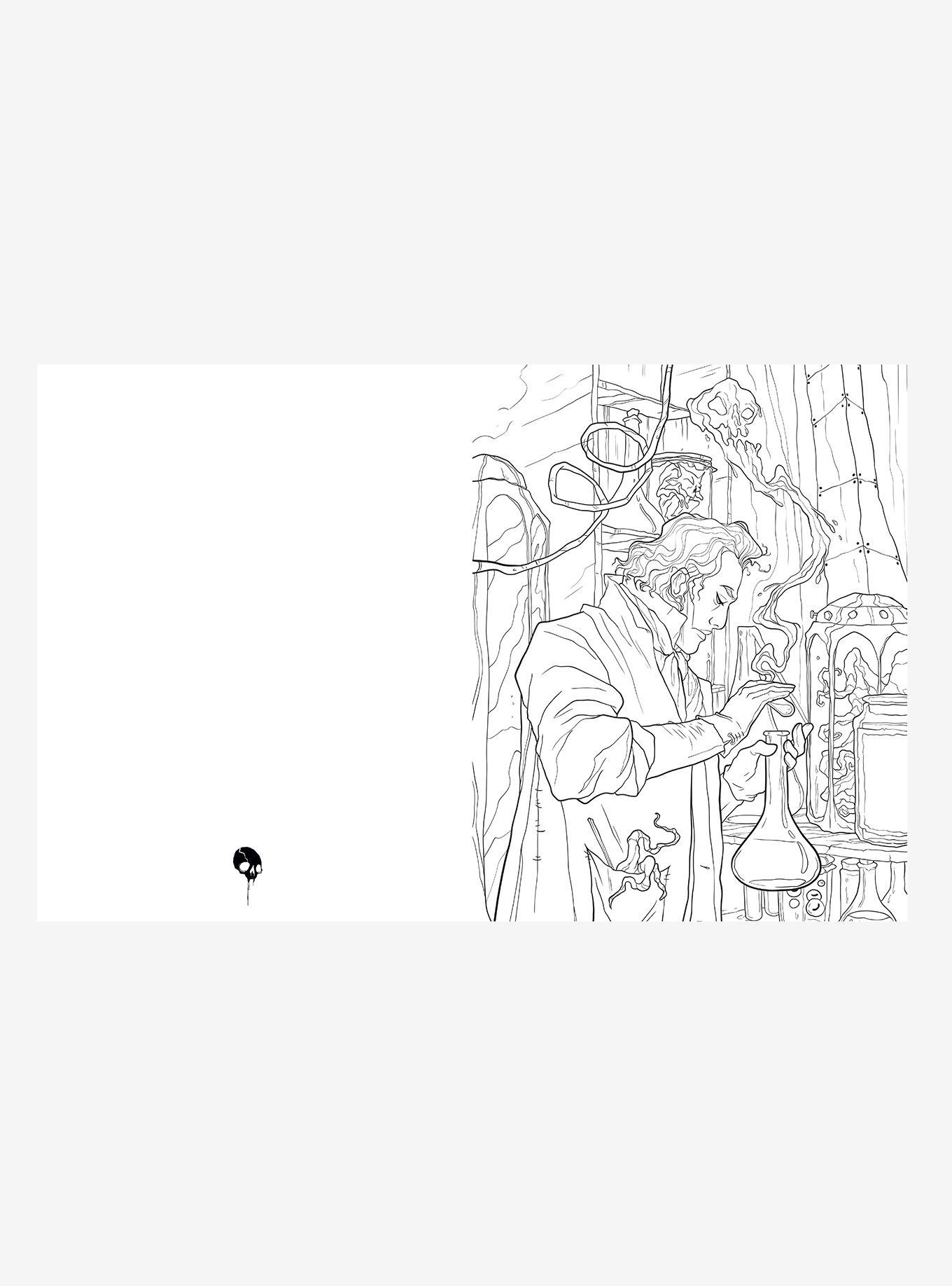 The Art Of Horror Coloring Book, , alternate - view 4
