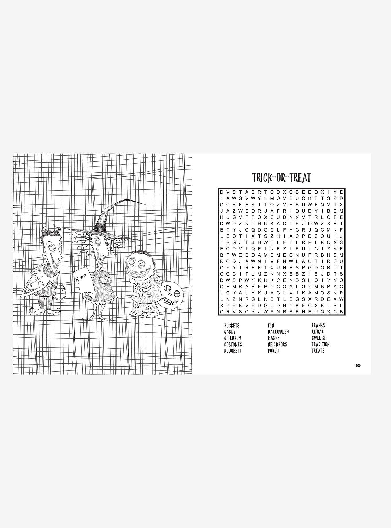 The Nightmare Before Christmas Word Search & Coloring Book, , alternate - view 4